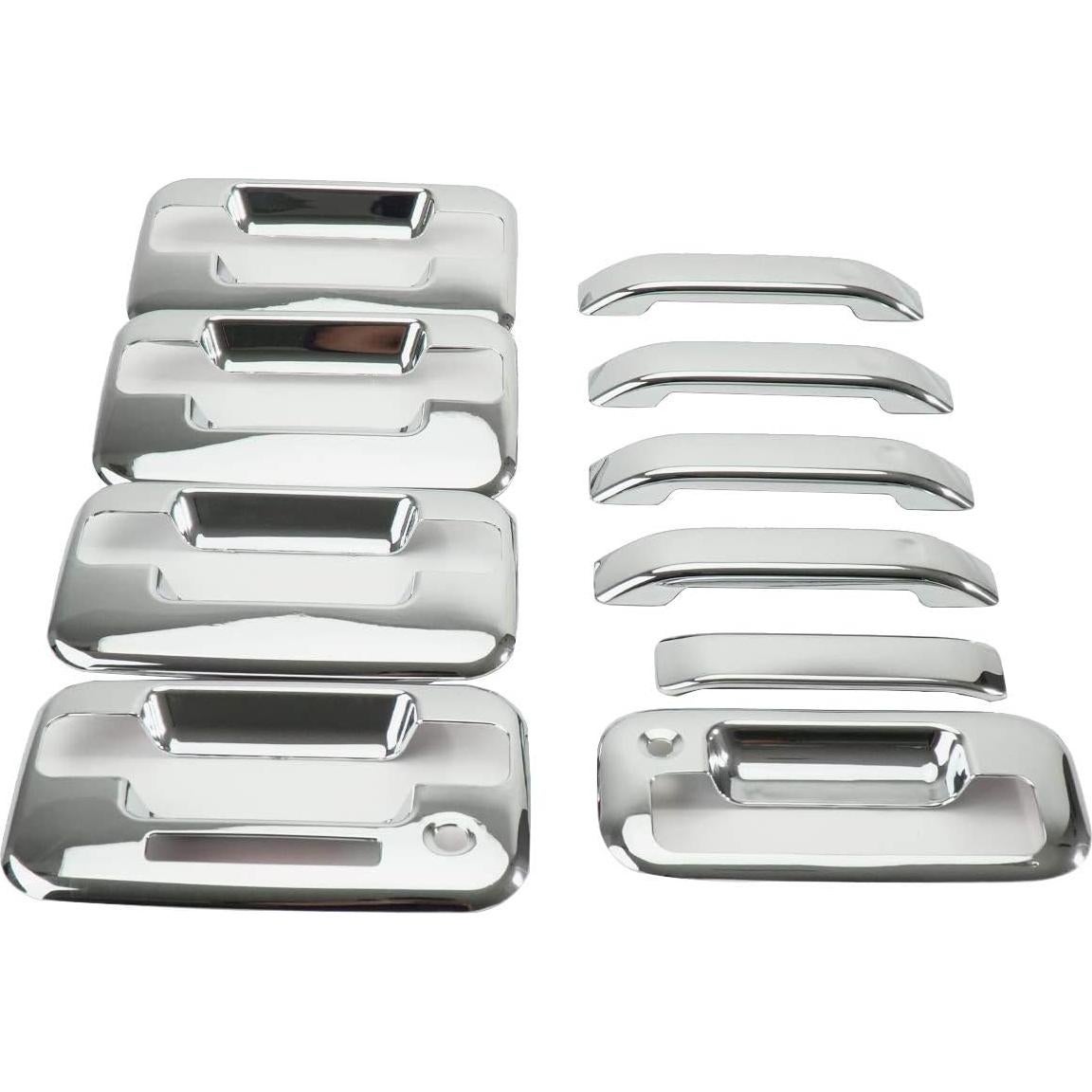Cubiertas de Manijas de Puerta Cromadas AUCERAMIC para Ford F150 2004-2014