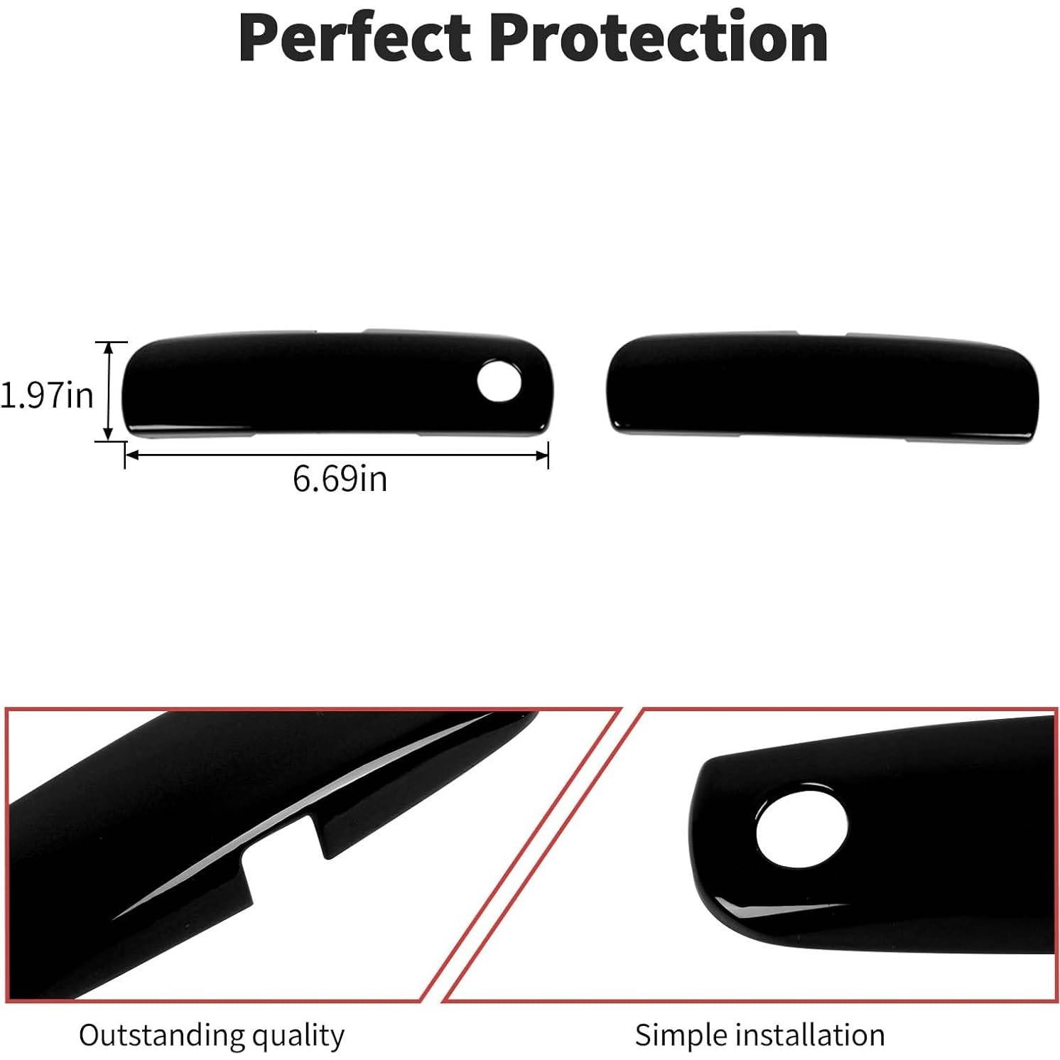 Cubierta de Manija de Puerta Voodonala para Dodge Challenger 2012-2025