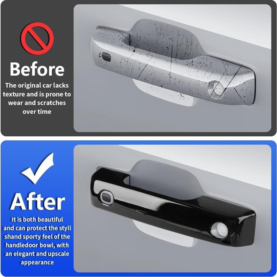 Cubierta de Manija de Puerta LUNQIN para Ford F-150/F-250/F-350