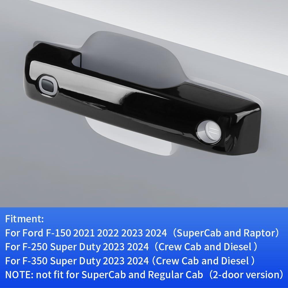 Cubierta de Manija de Puerta LUNQIN para Ford F-150/F-250/F-350
