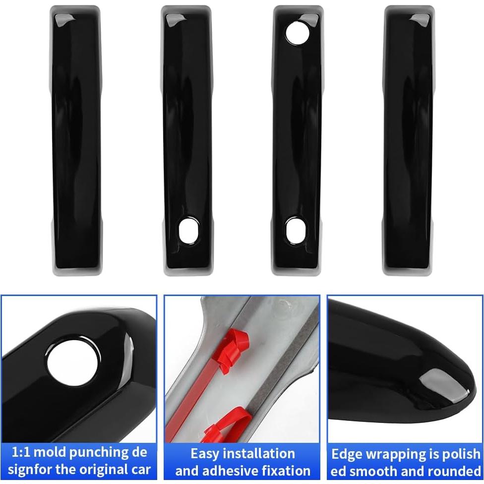 Cubierta de Manija de Puerta LUNQIN para Ford F-150/F-250/F-350