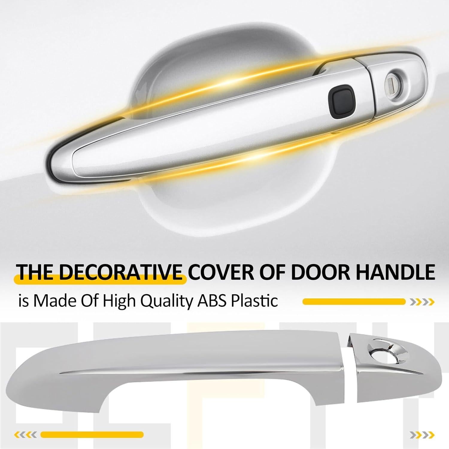 Cubiertas de Manijas de Puerta OCPTY 4Pcs Cromo para Toyota Camry 2012-2017