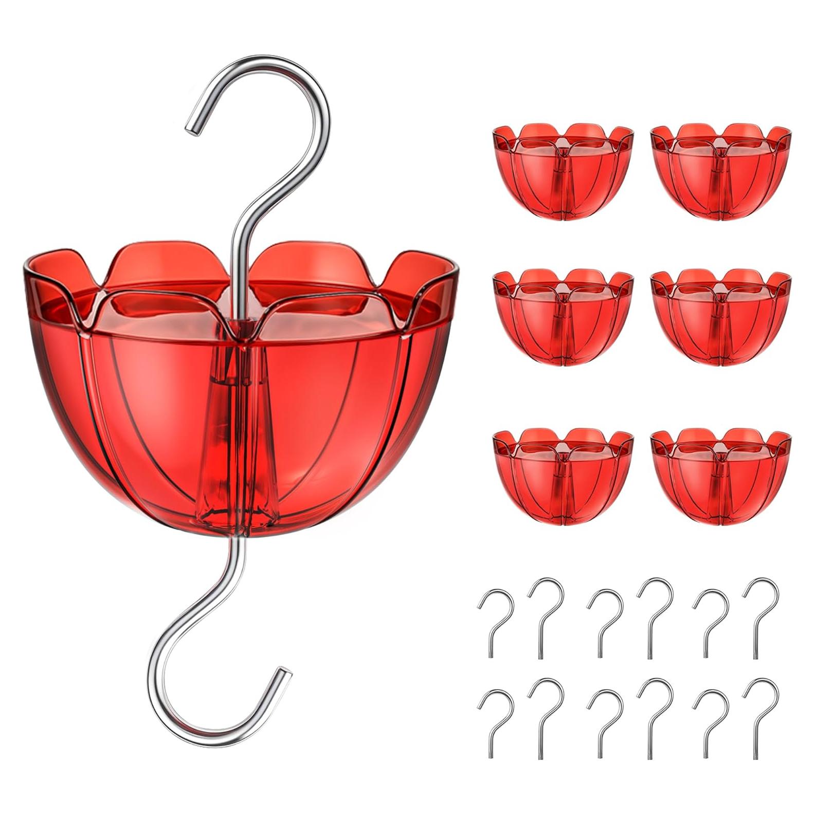 Paquete de 6 Moats Ant para Alimentadores de Colibrí Tinlaviy