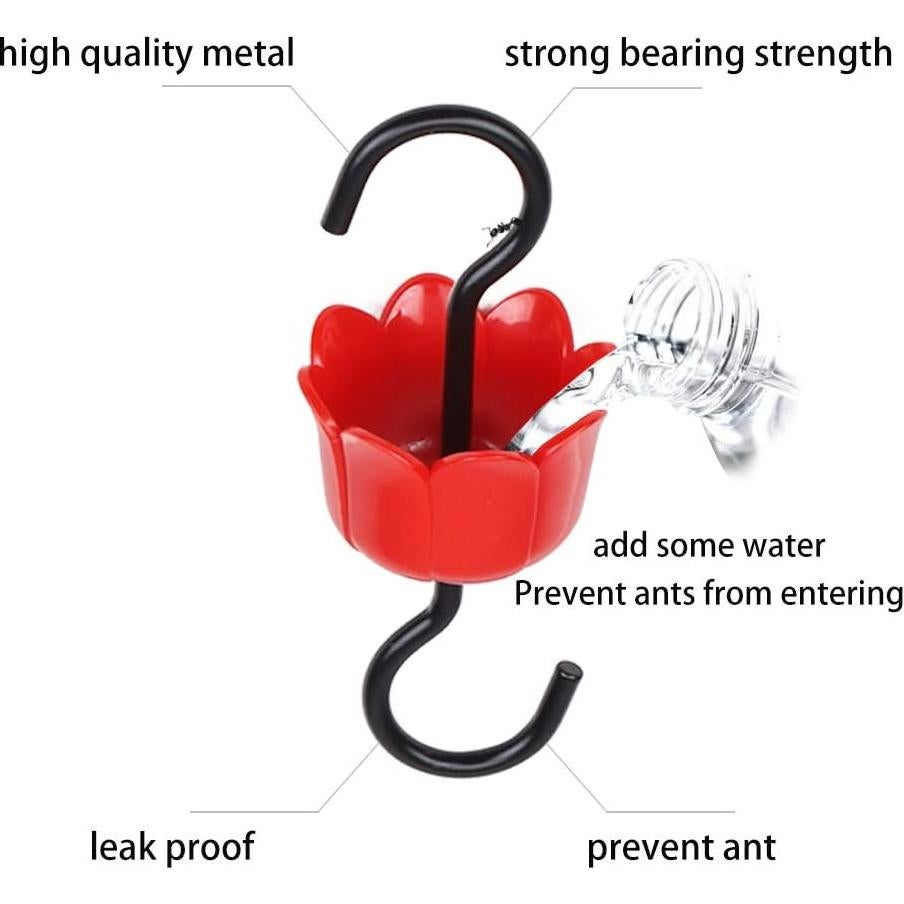 Alimentador de Colibríes con Guardia de Hormigas RM FOLD ART - 4 Piezas