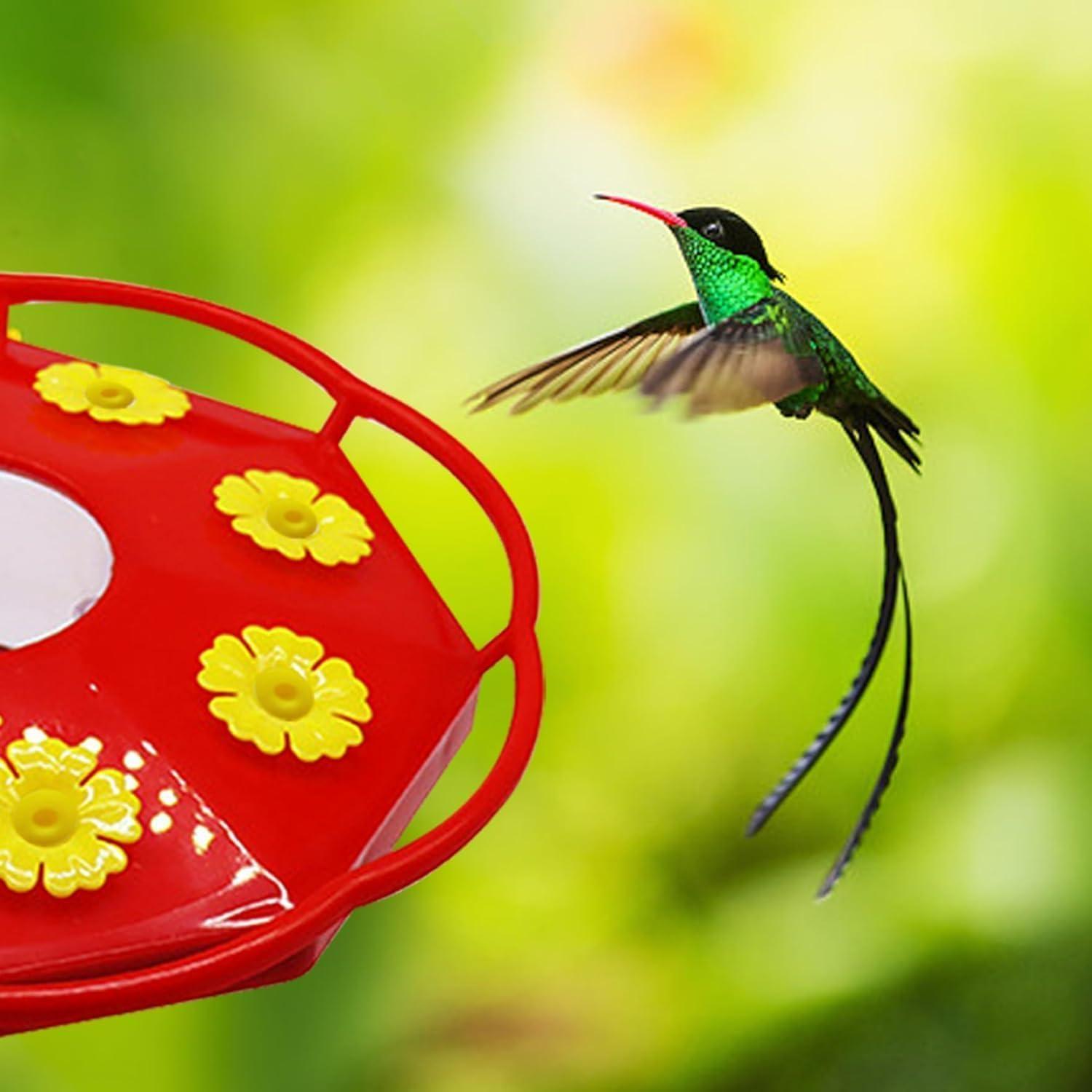 30 Piezas Repuesto Alimentador Colibrí Jinshining Amarillo 3cm