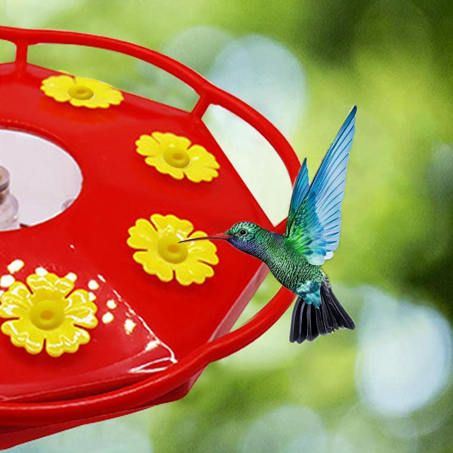 30 Piezas Repuesto Alimentador Colibrí Jinshining Amarillo 3cm