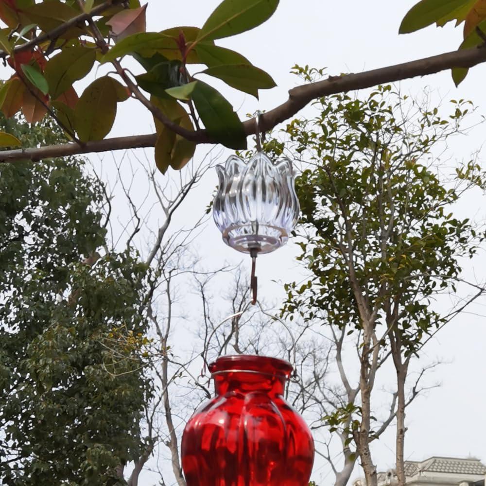 Moat de vidrio HOLAHOMA para colibríes 2PC 90ml púrpura