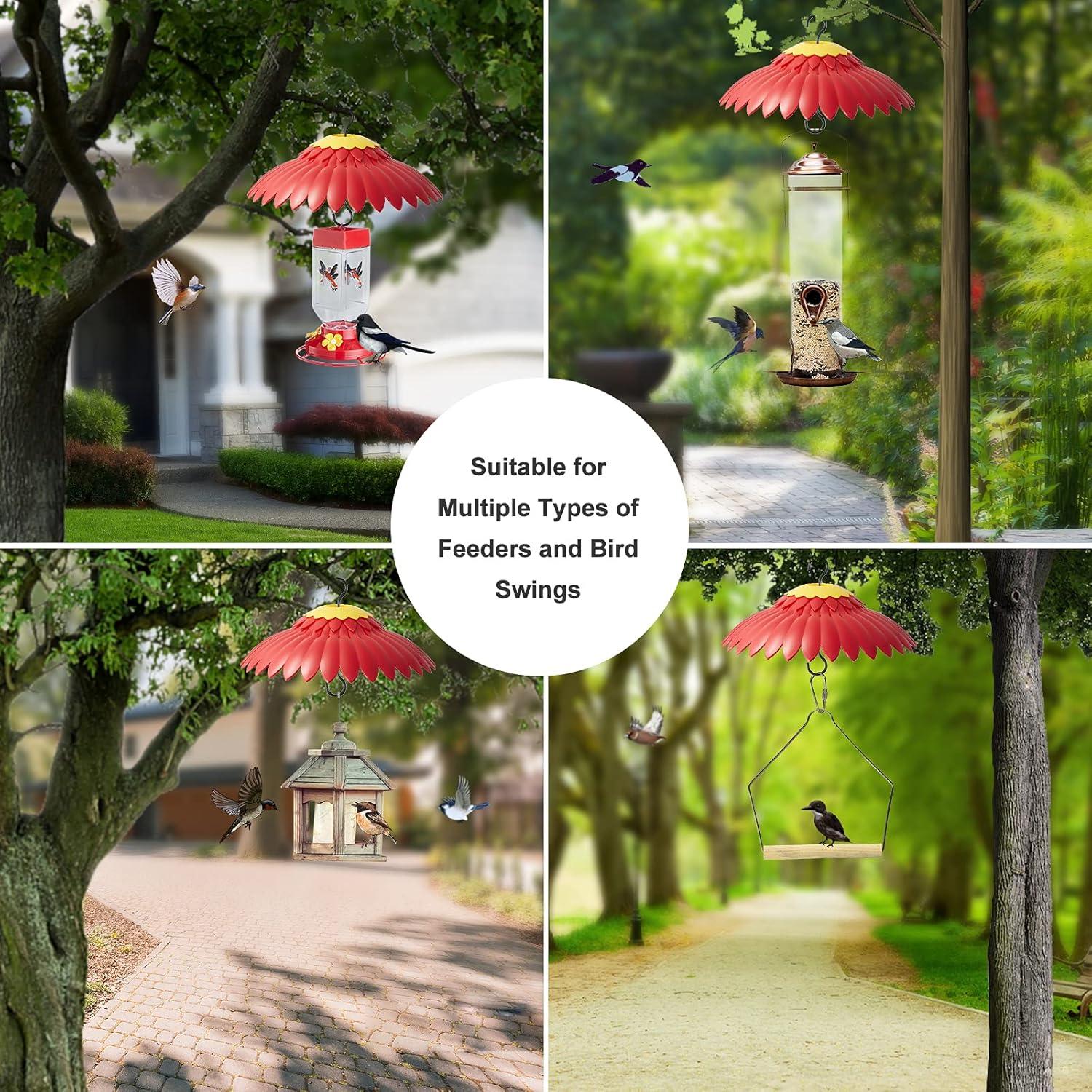 Cubierta para Comedero de Colibrí Beserie 35.56cm Rojo