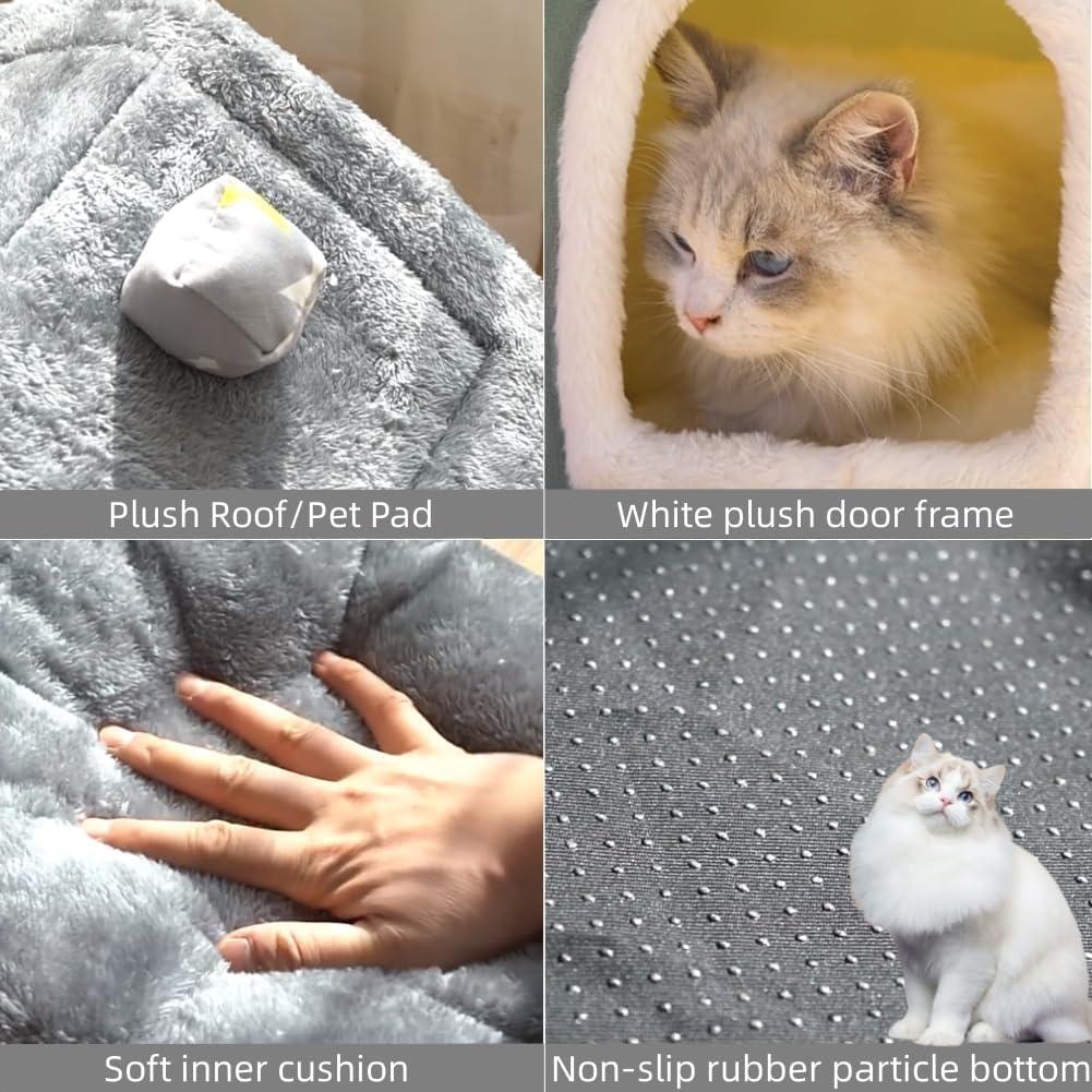 Casa para Perros y Gatos XL de Espuma de Memoria Aquarius