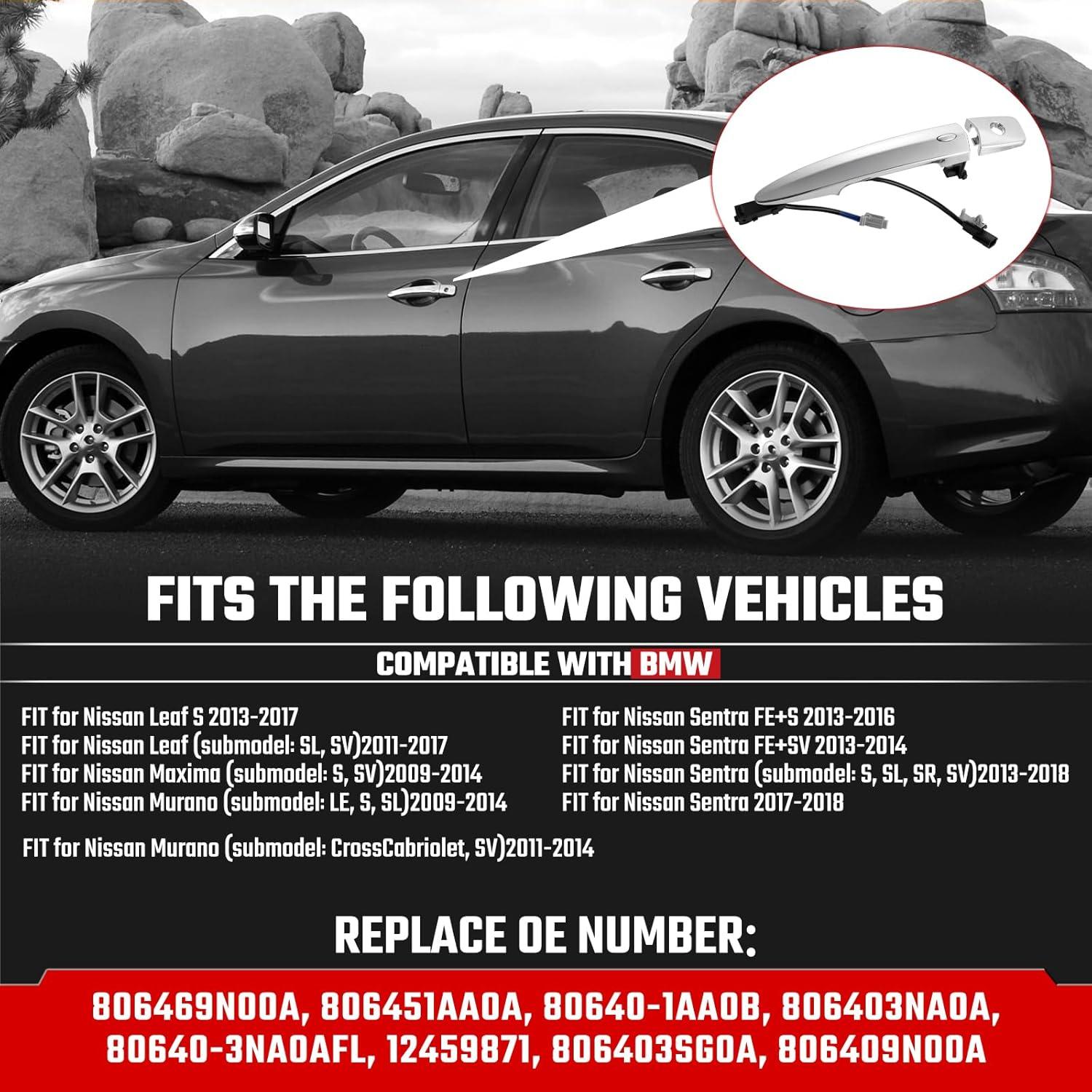 Mango de Puerta Exterior Cromado ISINSWIFT Izquierdo Nissan