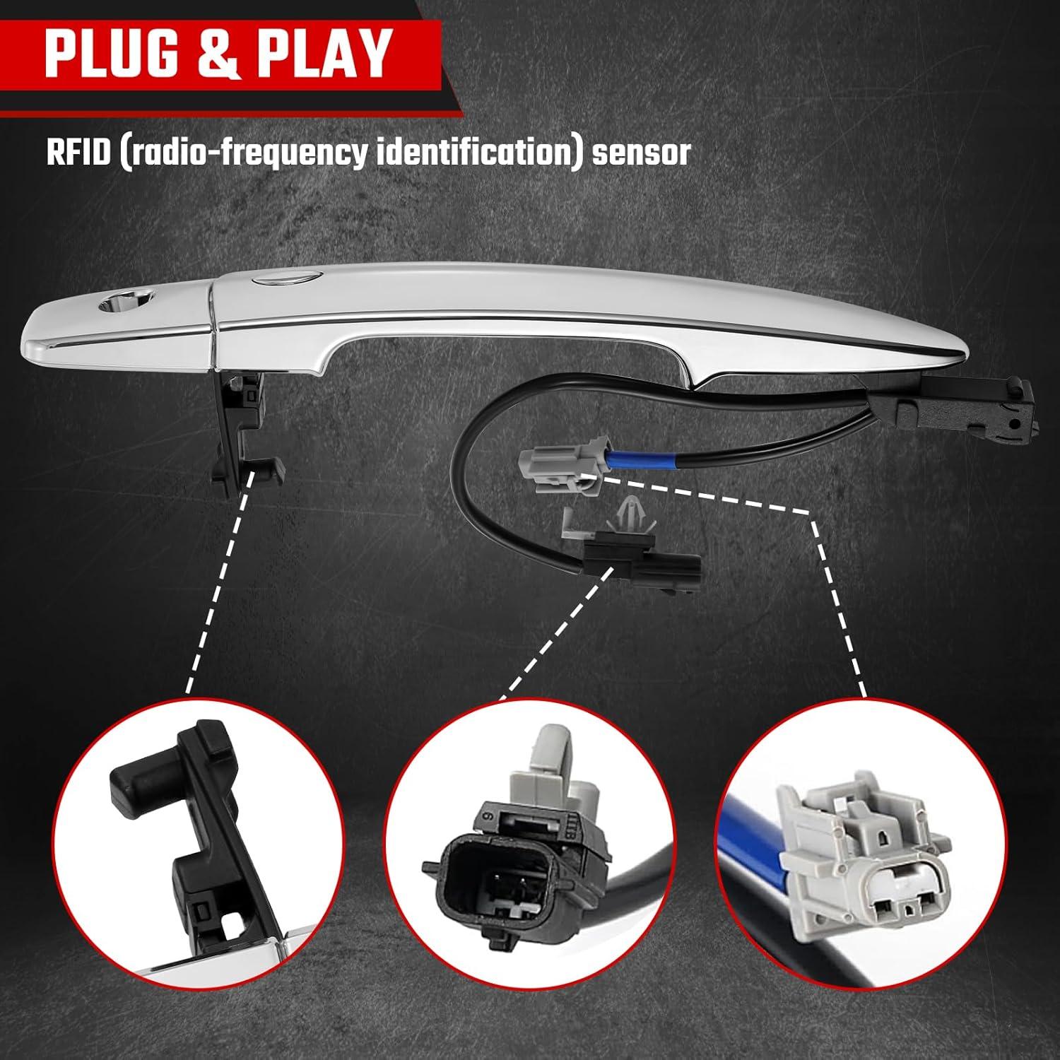 Mango de Puerta Exterior Cromado ISINSWIFT Izquierdo Nissan