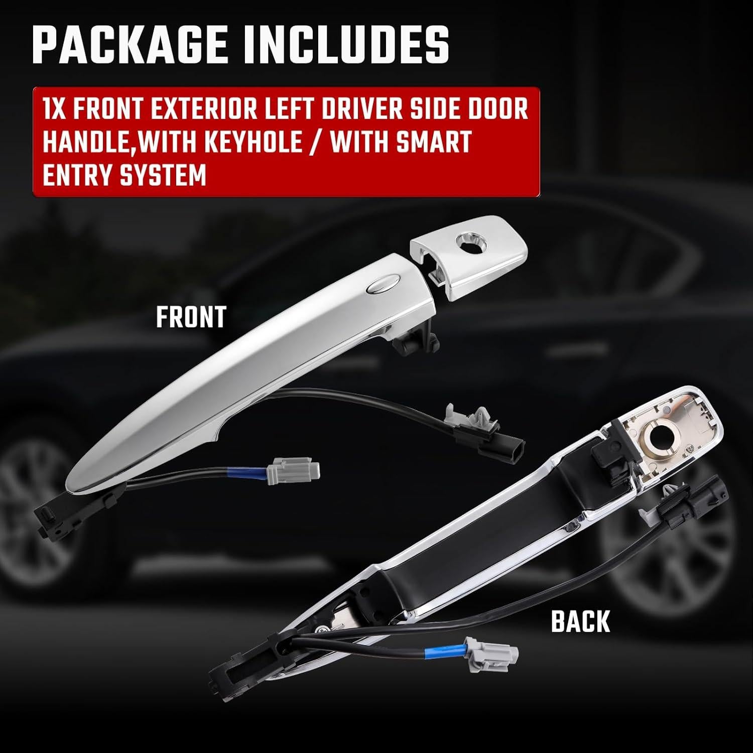 Mango de Puerta Exterior Cromado ISINSWIFT Izquierdo Nissan