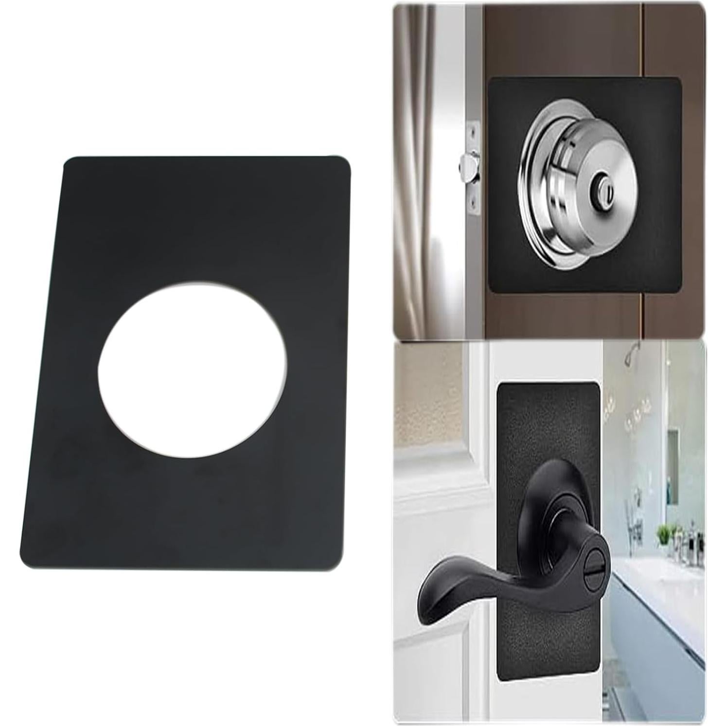 Placa de refuerzo para pomo de puerta OZXNO 2 piezas acero inoxidable