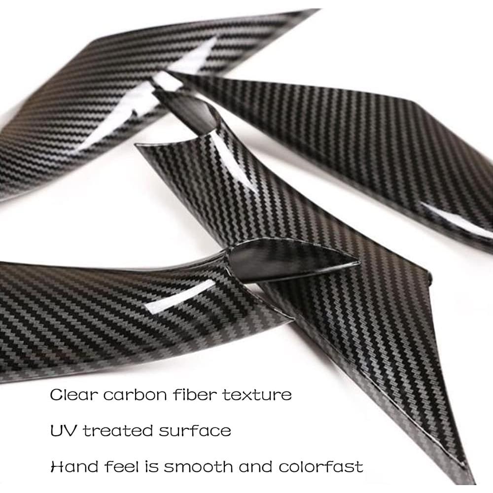 Cubierta de Manija de Puerta Interior BMW 3/4 Series F30 F34 F36 - 4PCS Fibra de Carbono