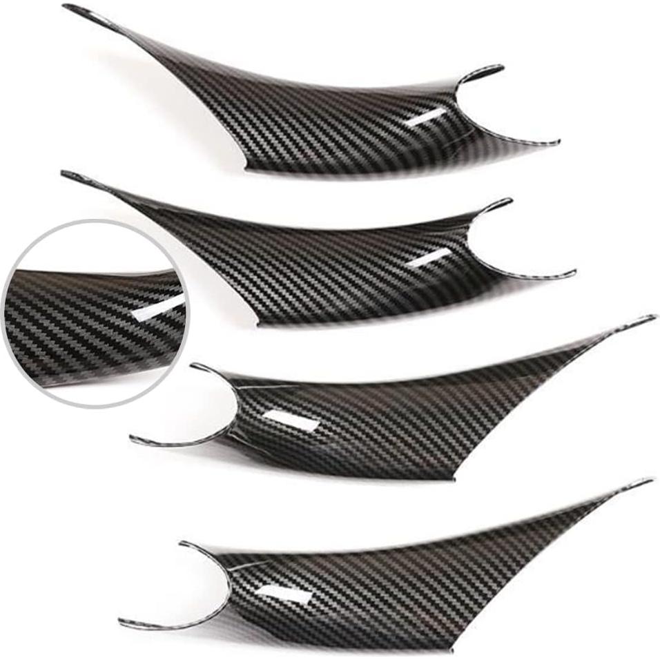 Cubierta de Manija de Puerta Interior BMW 3/4 Series F30 F34 F36 - 4PCS Fibra de Carbono