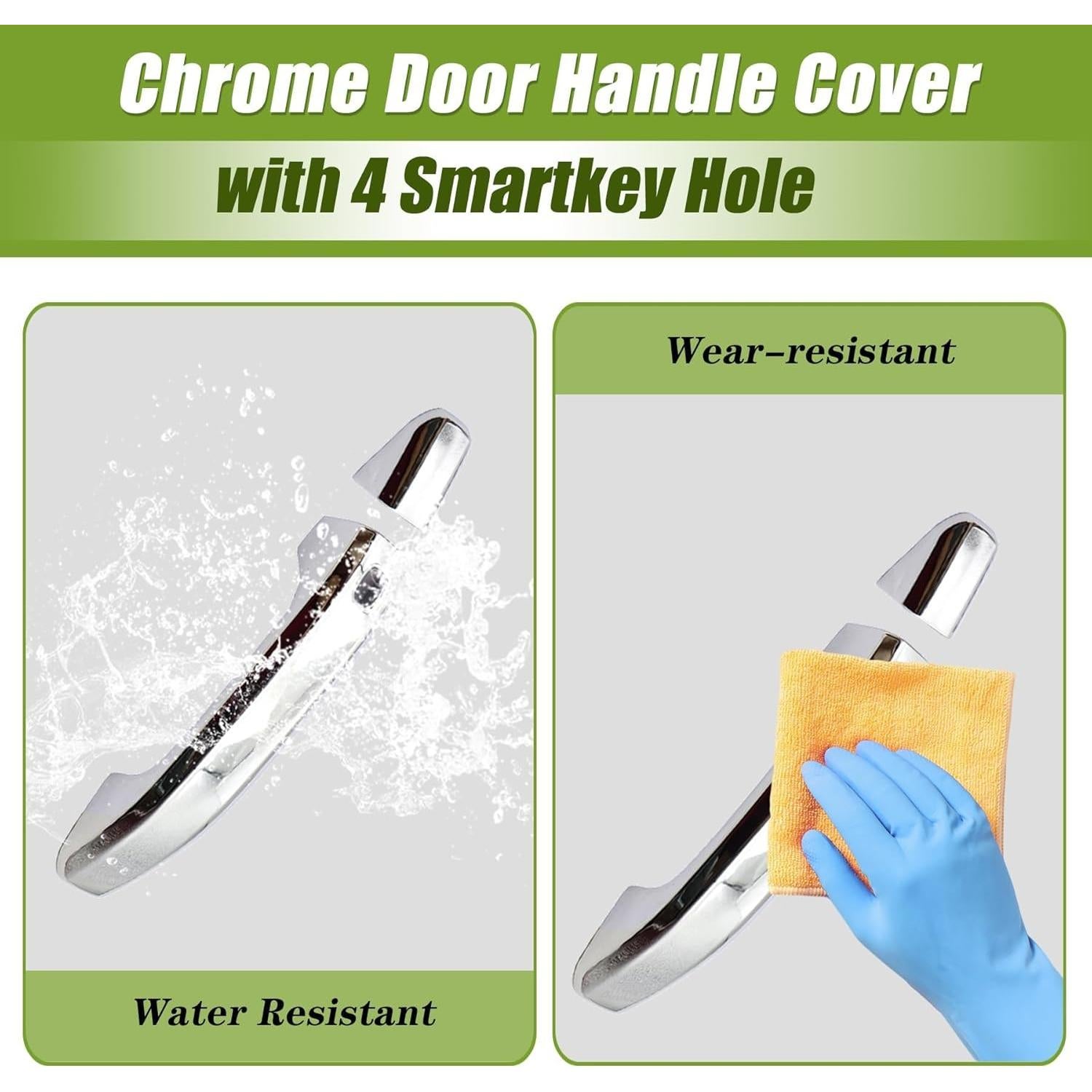 Cubierta de Manija de Puerta Cromada XQSMWF para Chevy/GMC