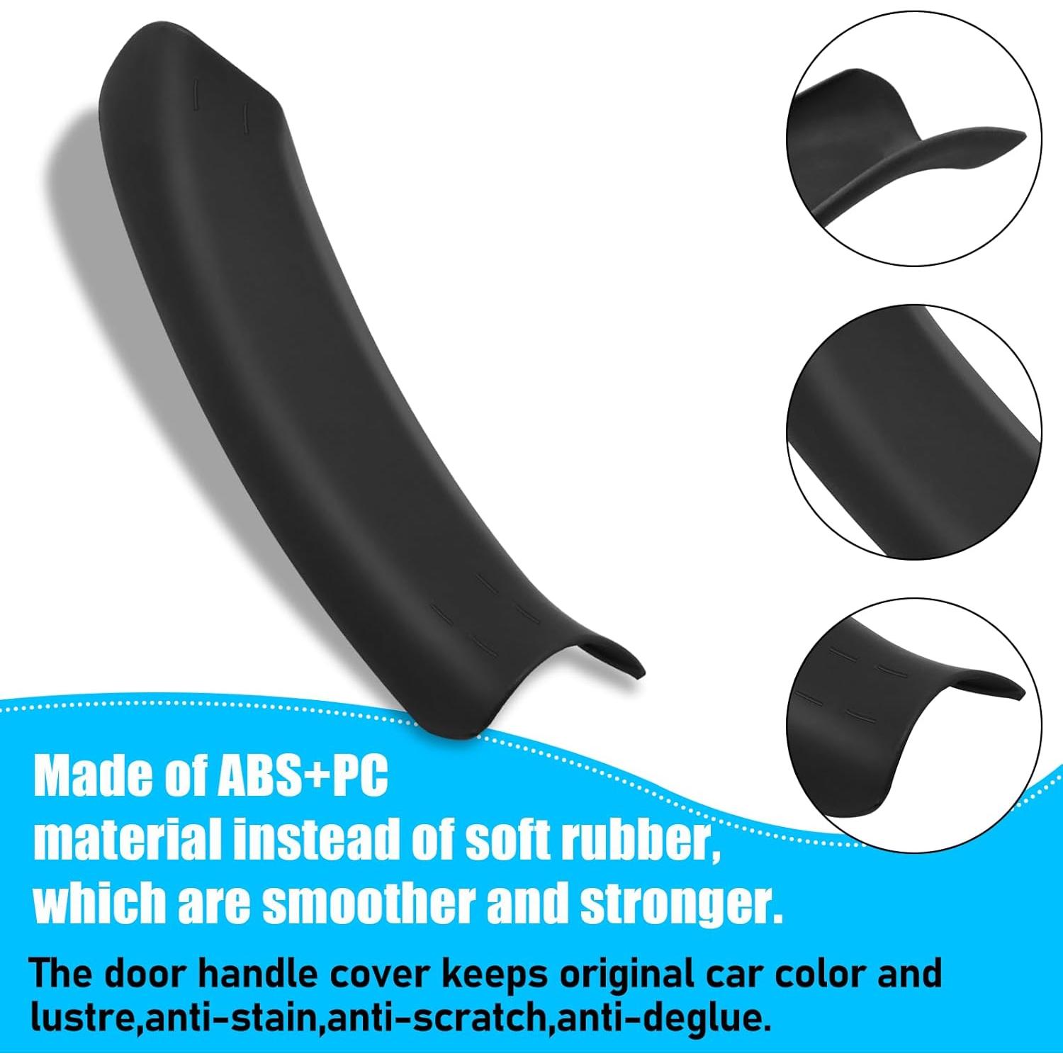 Cubierta de Manija de Puerta Jaronx para BMW X3 F25/X4 F26 Negra