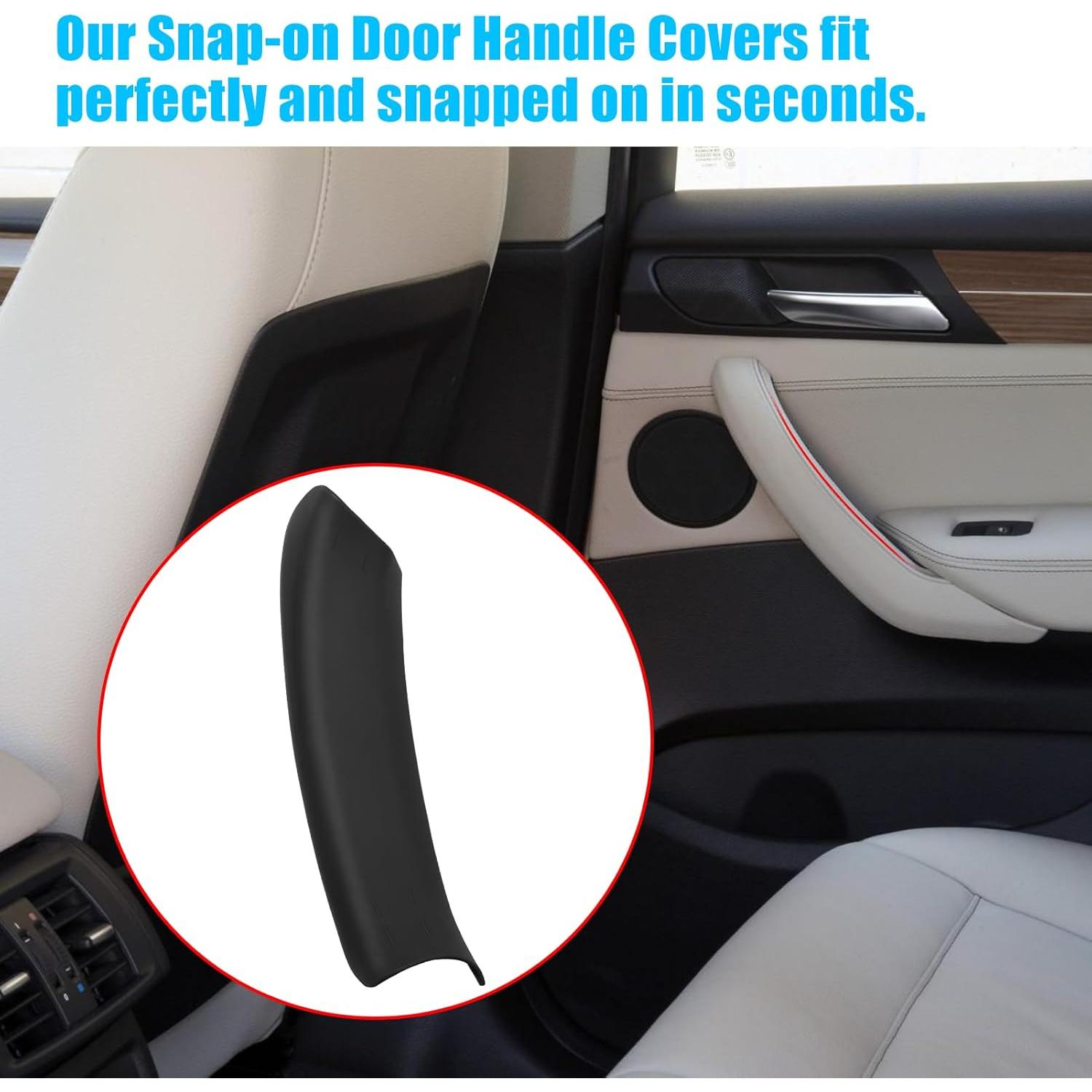 Cubierta de Manija de Puerta Jaronx para BMW X3 F25/X4 F26 Negra