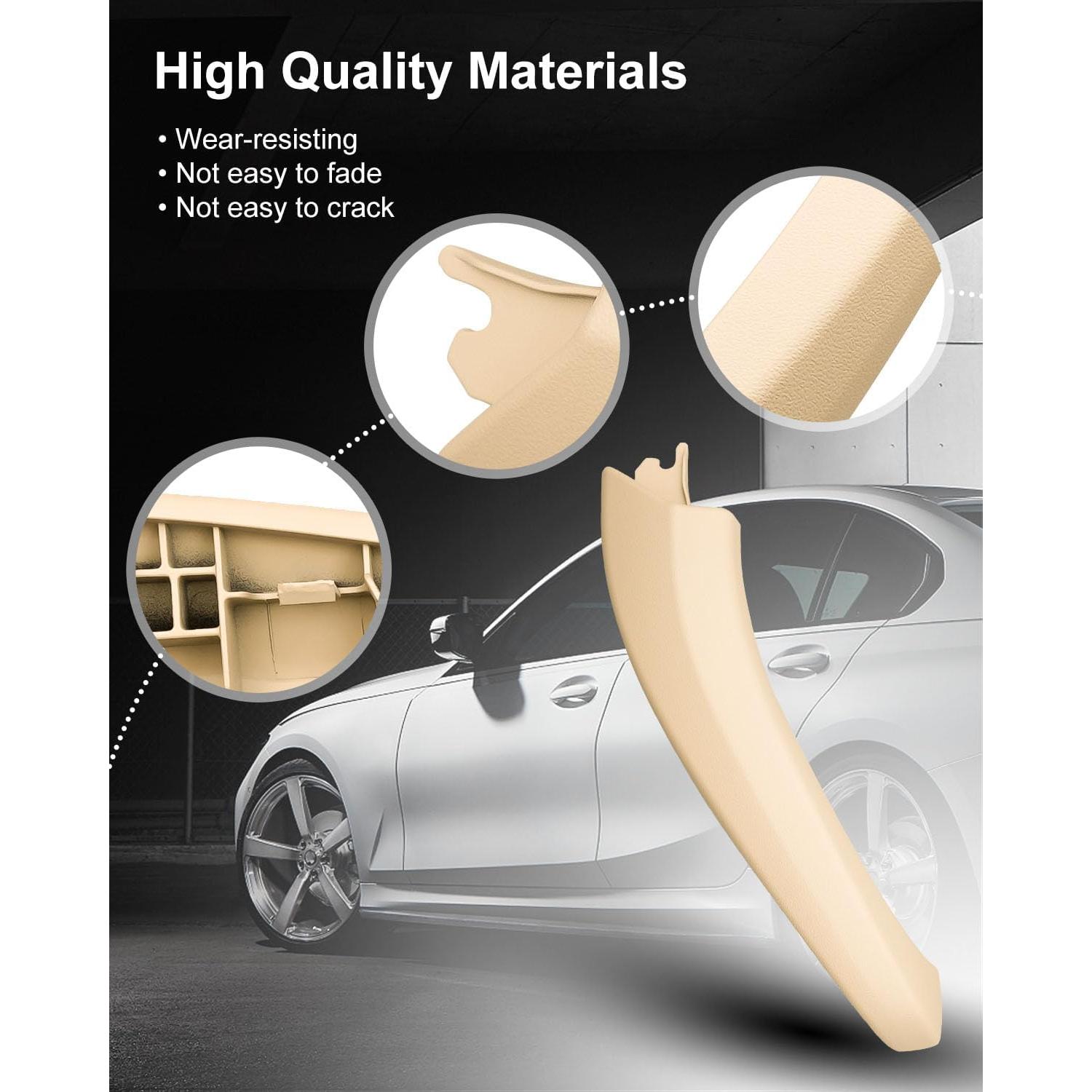 Cubierta de Manija de Puerta Izquierda Beige BMW X3 X4 2018-2021