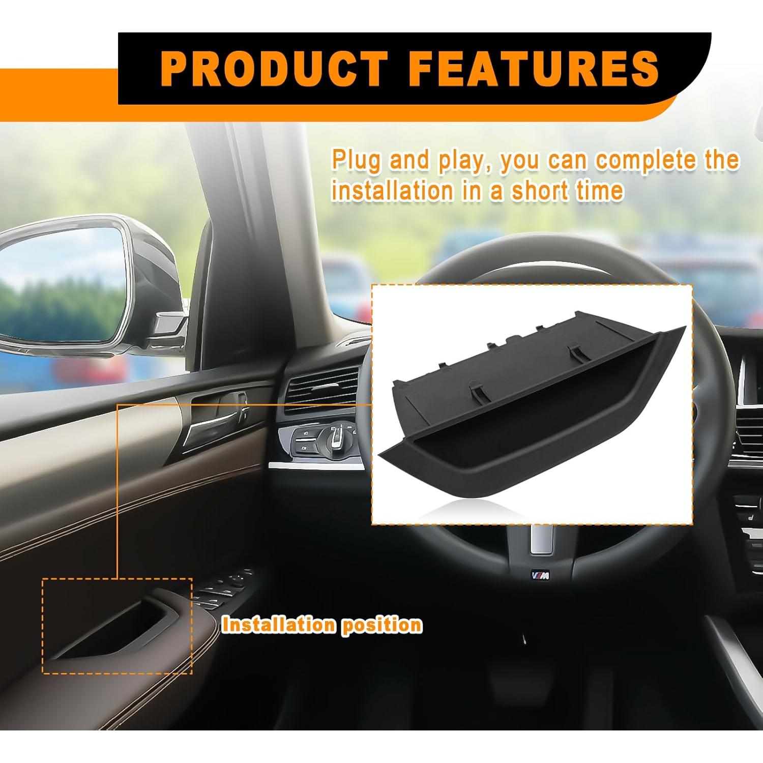 Cubierta reposabrazos puerta Dunviku para BMW X3/X4 2010-2017