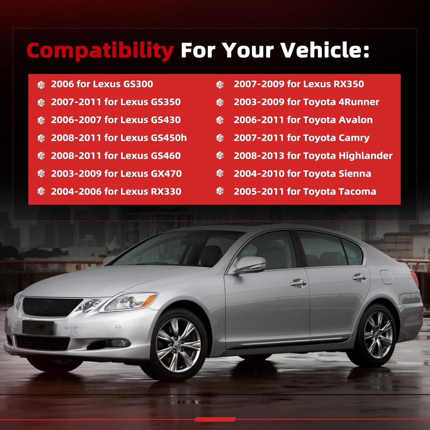 Cubiertas de Manija de Puerta Exterior cciyu Cromadas 4PCS