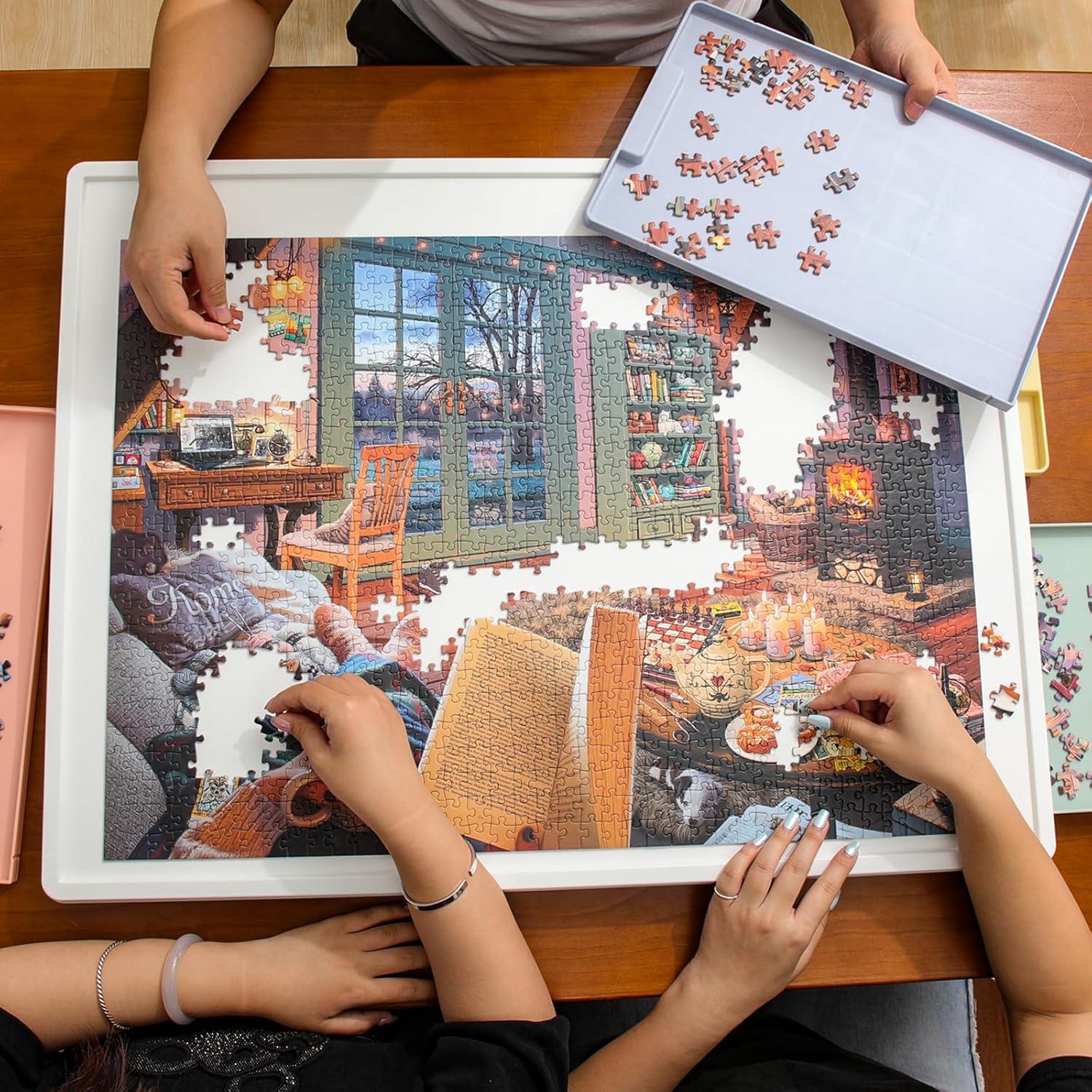 Tablero de Rompecabezas Giratorio Playboda 1000 Piezas 76.2x55.9cm