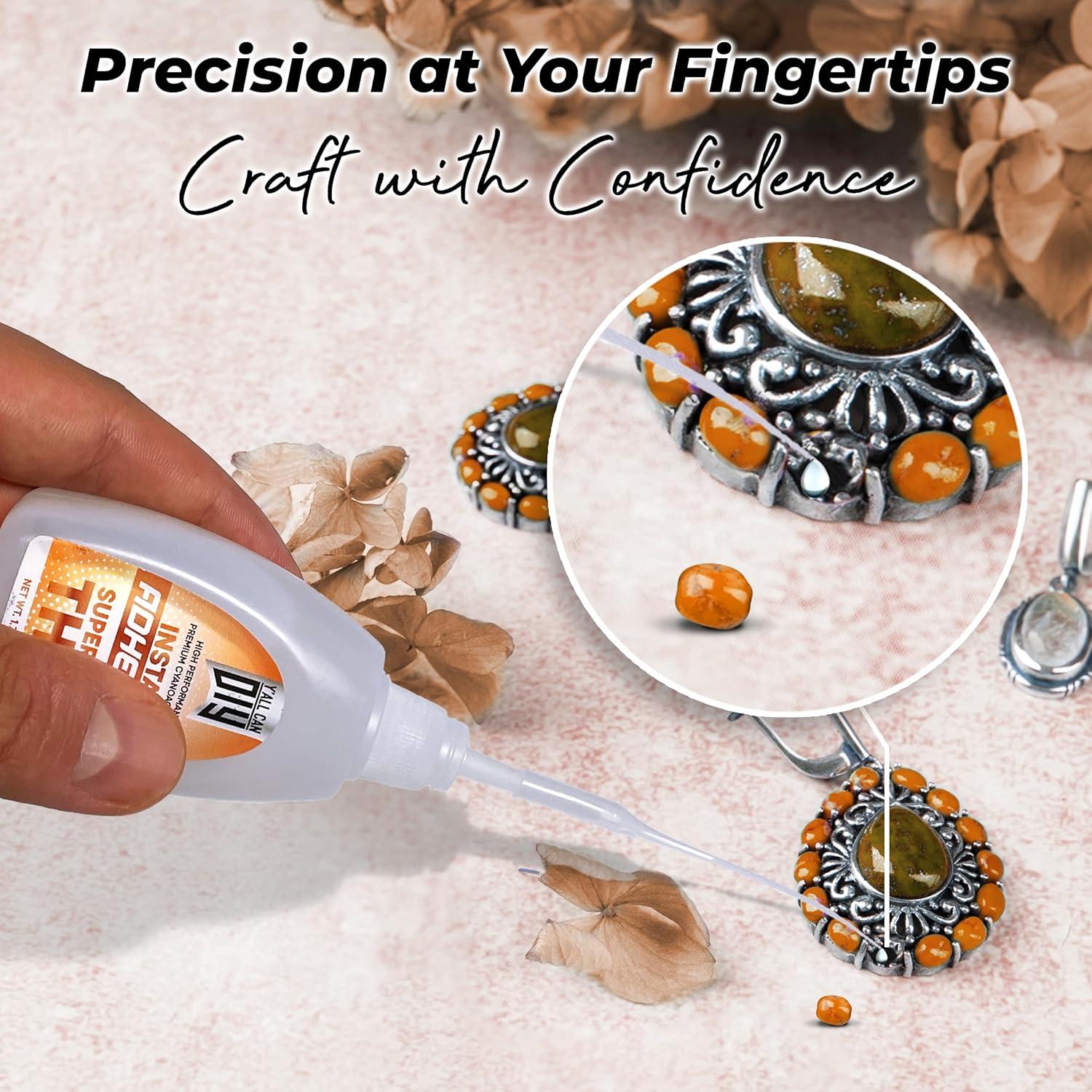 Pegamento CA Y'allCanDIY 2 Paquete 50g - Secado Rápido