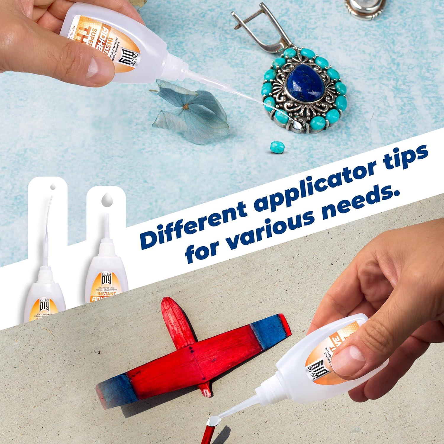 Pegamento CA Y'allCanDIY 2 Paquete 50g - Secado Rápido