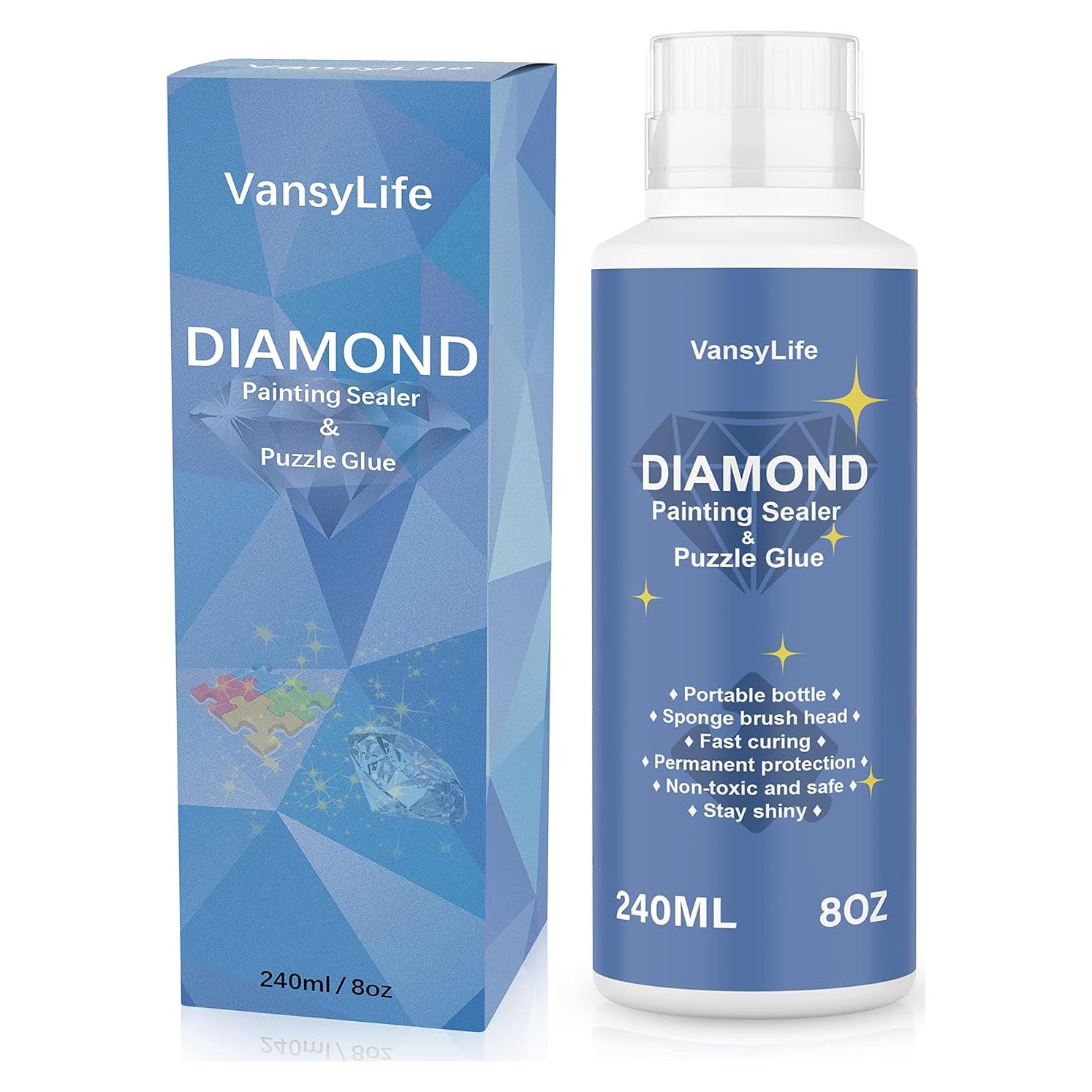 Sellador de Pintura de Diamante VansyLife 240ml Efecto Brillante