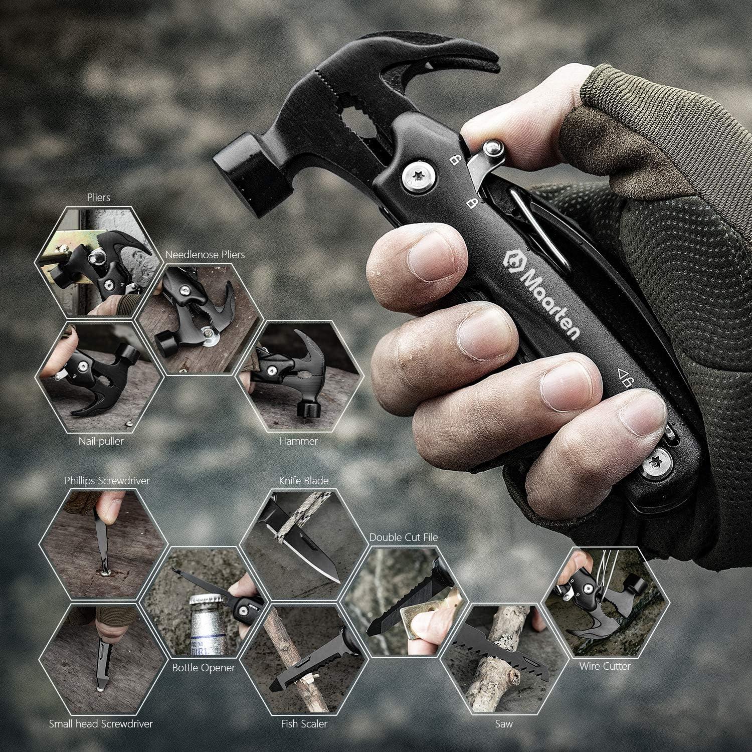 Martillo Multiherramienta Maarten 12 en 1 Acero Inoxidable