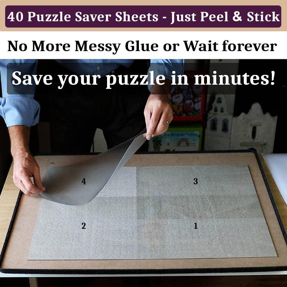 Tablero de rompecabezas 2000 piezas con 40 hojas de pegamento