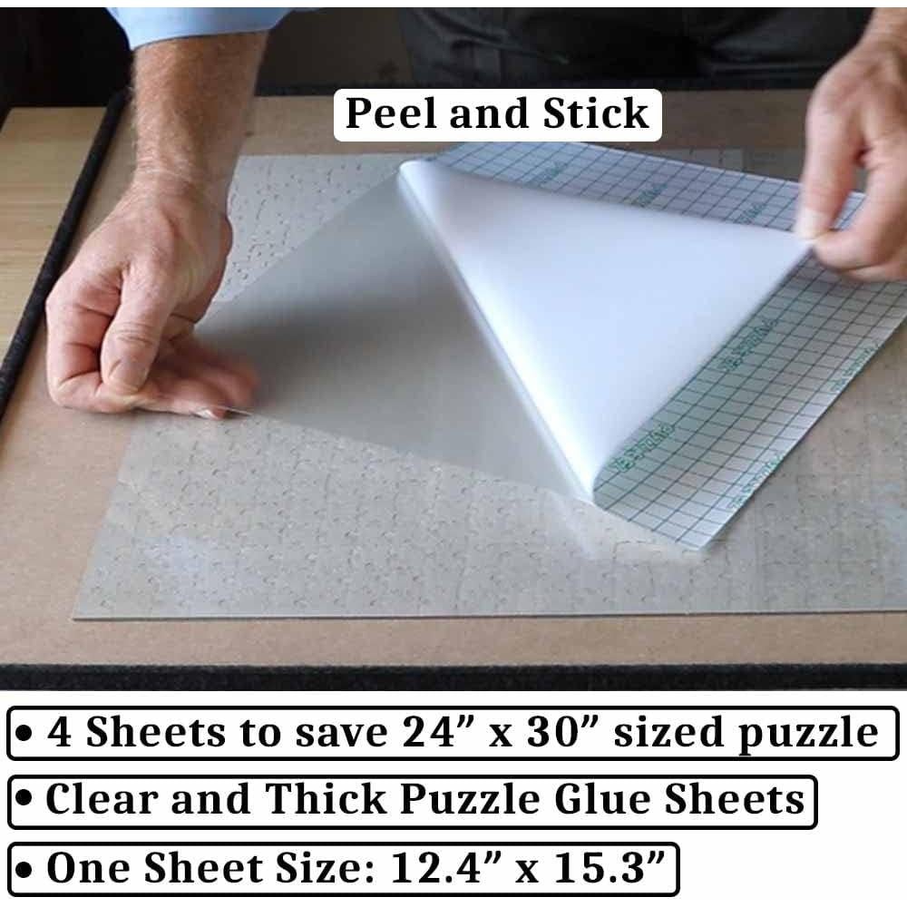 Tablero de rompecabezas 2000 piezas con 40 hojas de pegamento