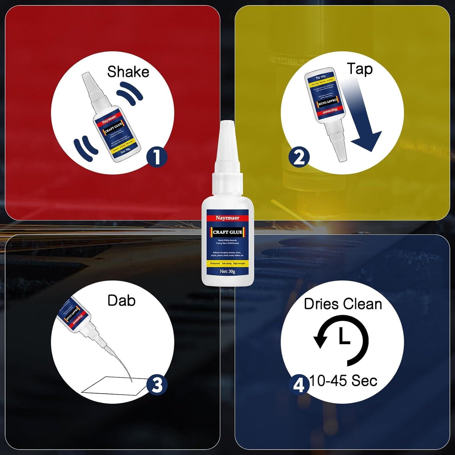 Pegamento para Manualidades Nayrmaer 59g - Multiusos, Secado Rápido