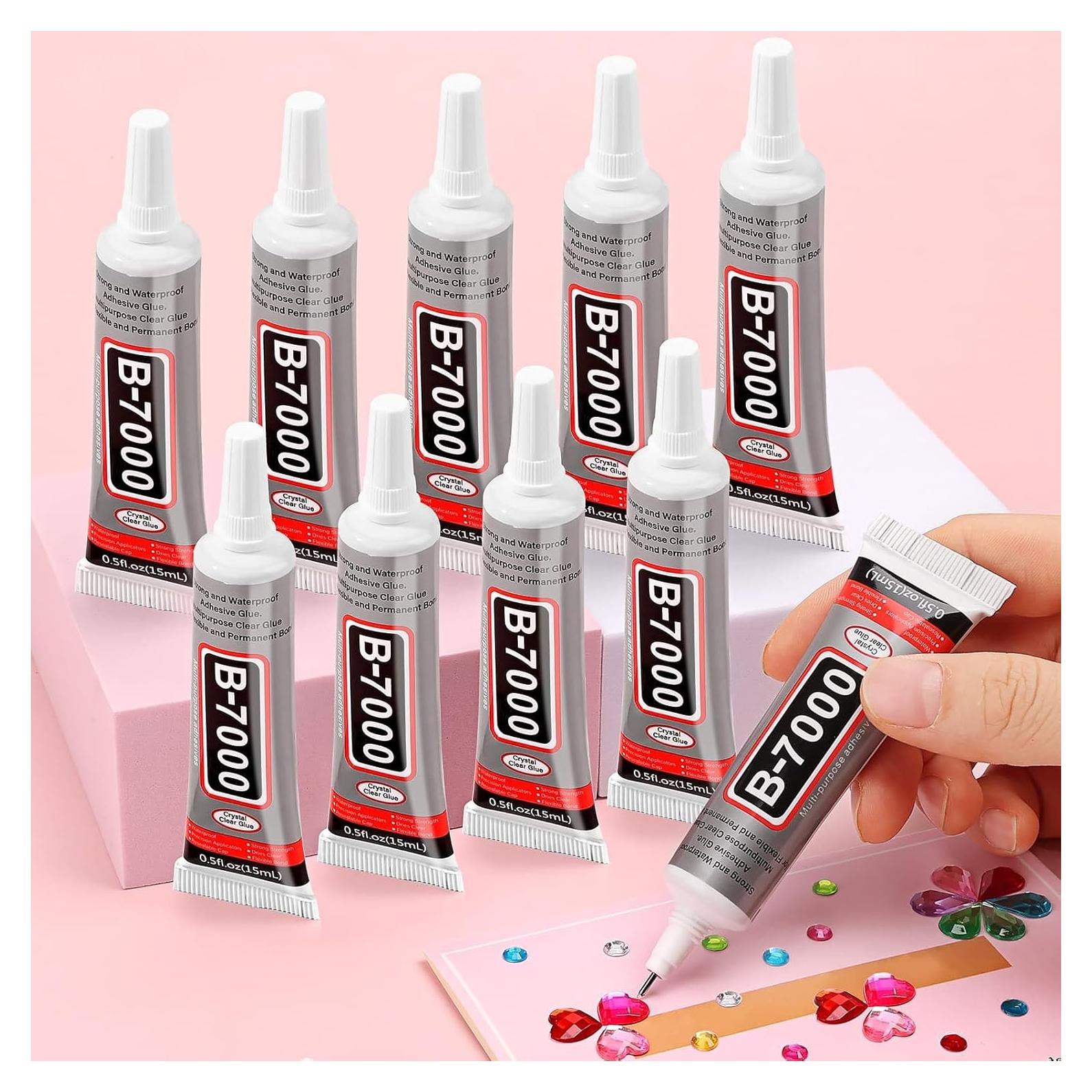 Pegamento para Joyería Cridoz B7000 10x15ml Adhesivo Transparente