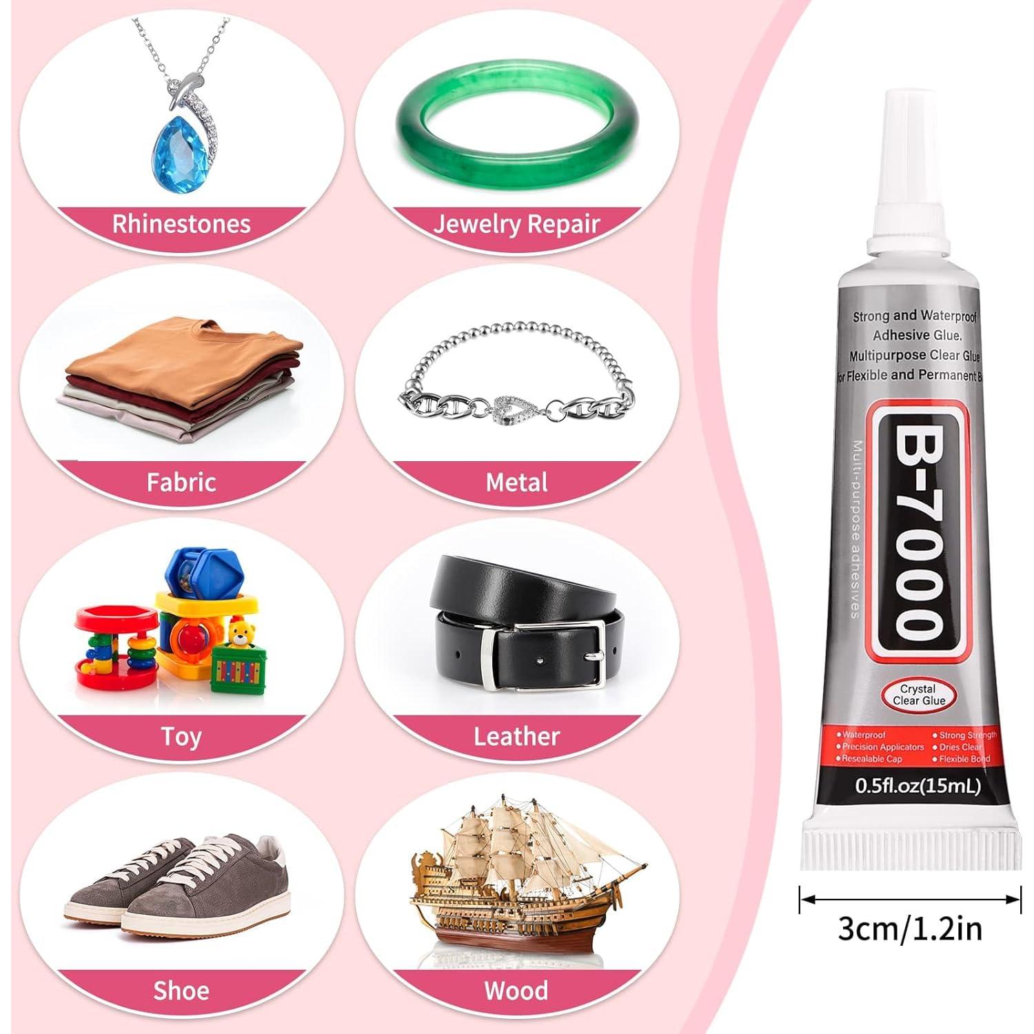 Pegamento para Joyería Cridoz B7000 10x15ml Adhesivo Transparente