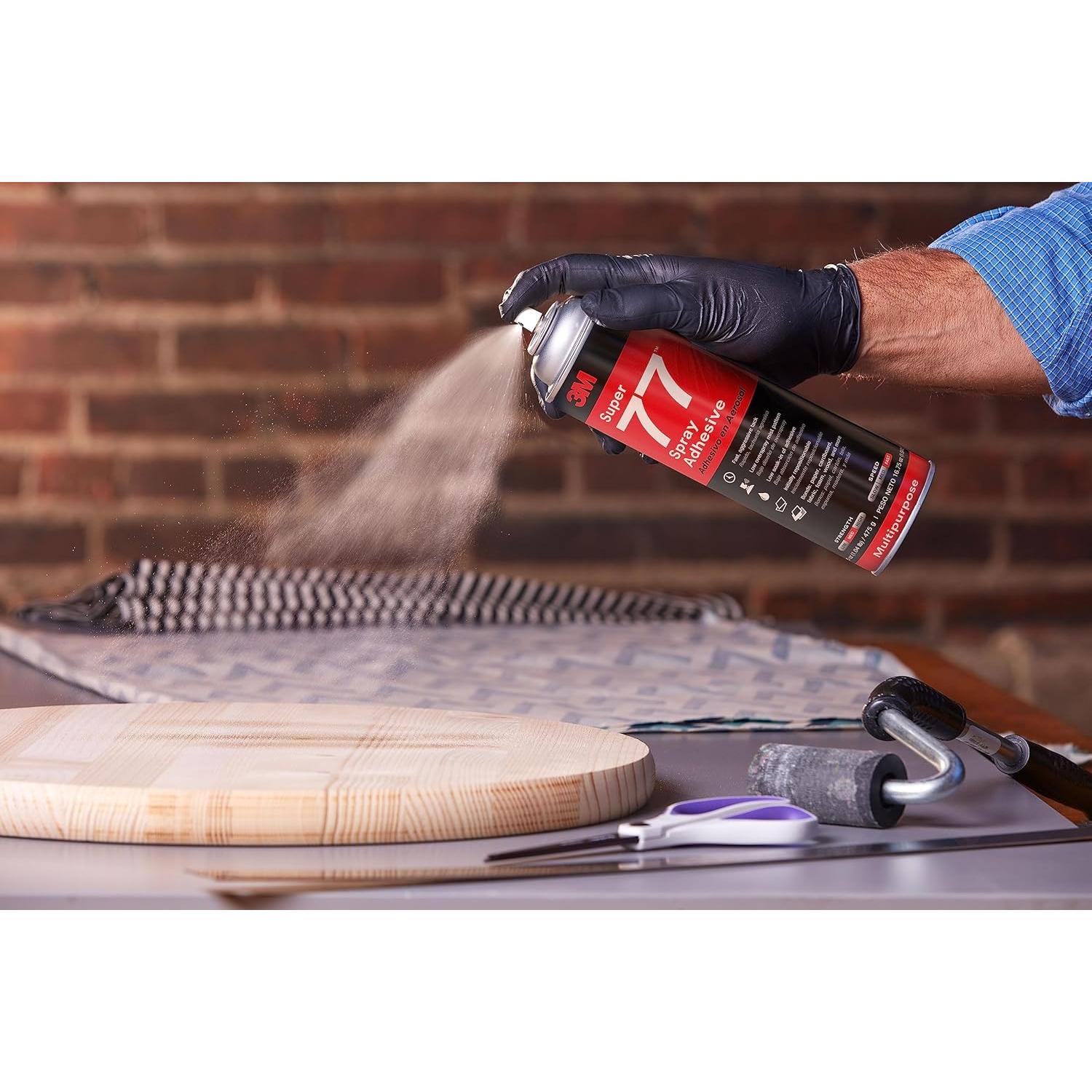 Adhesivo en Spray 3M Super 77 381 g para Papel y Tela