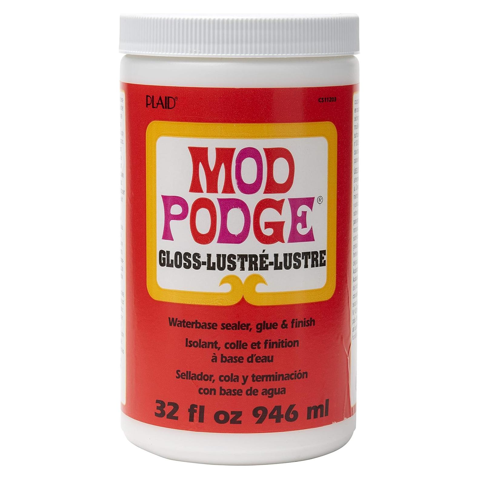 Mod Podge Gloss 32 oz - Pegamento y Sellador Multiusos