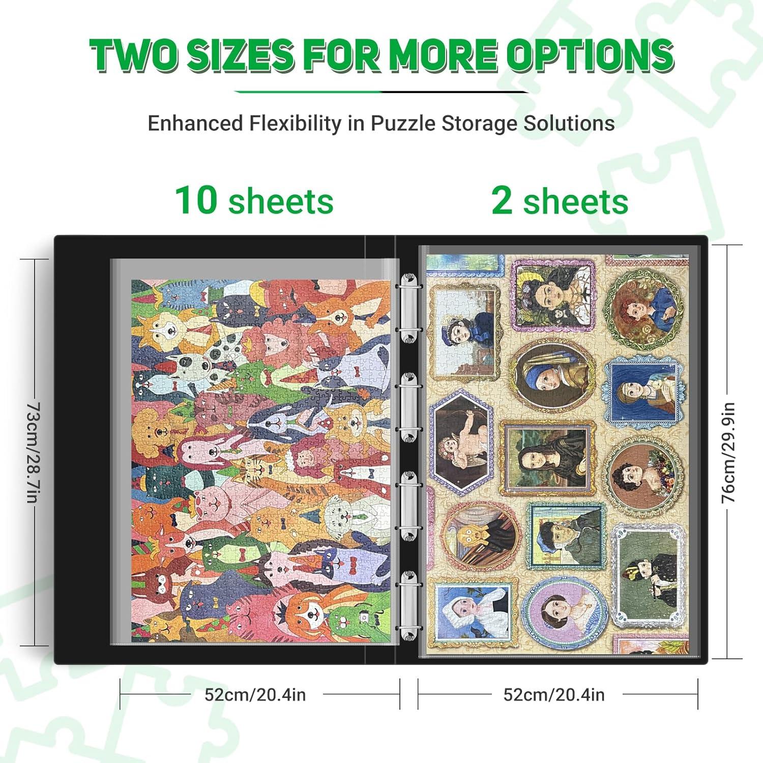 32 Hojas de Pegamento Nariolar para Rompecabezas 4x1000 Piezas