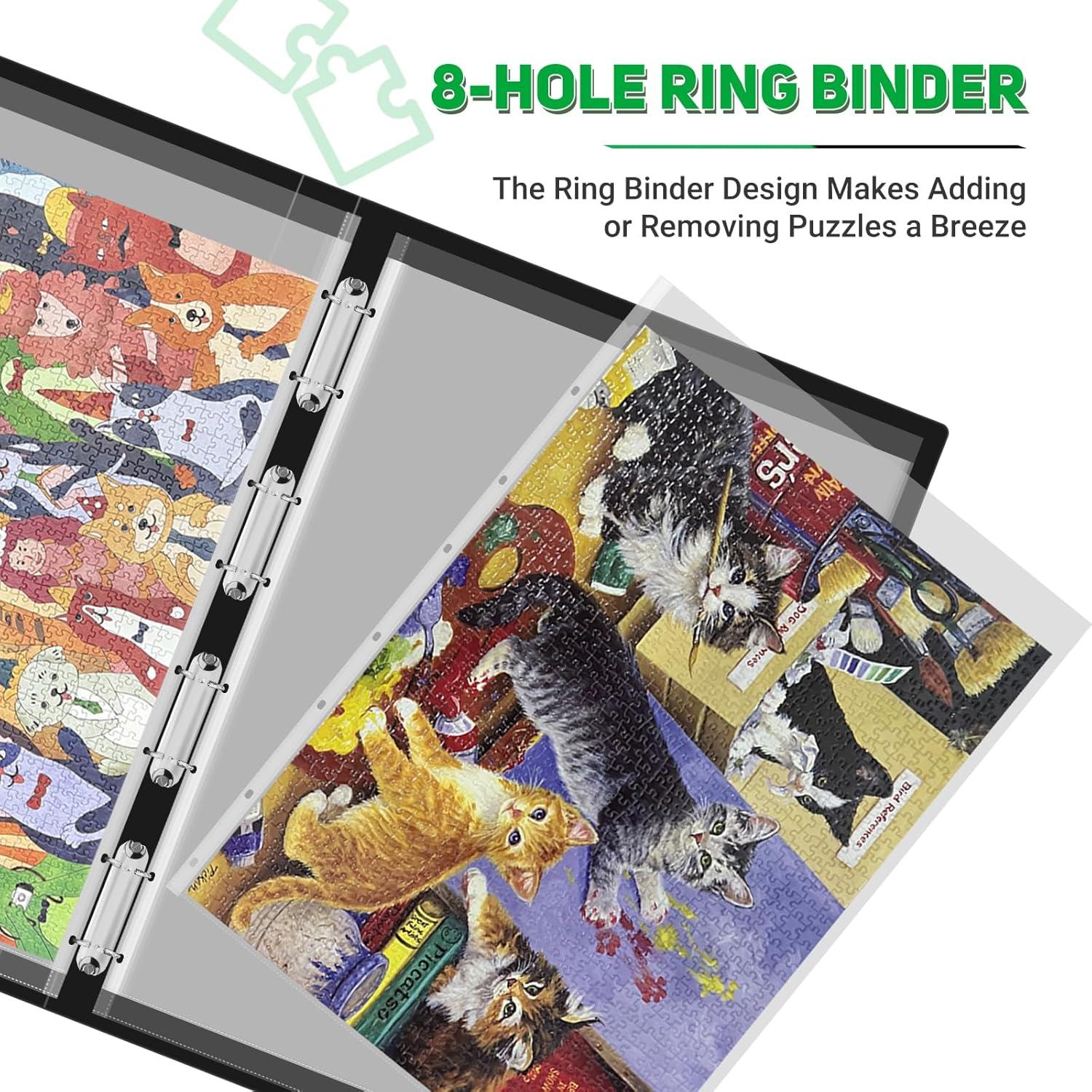 32 Hojas de Pegamento Nariolar para Rompecabezas 4x1000 Piezas