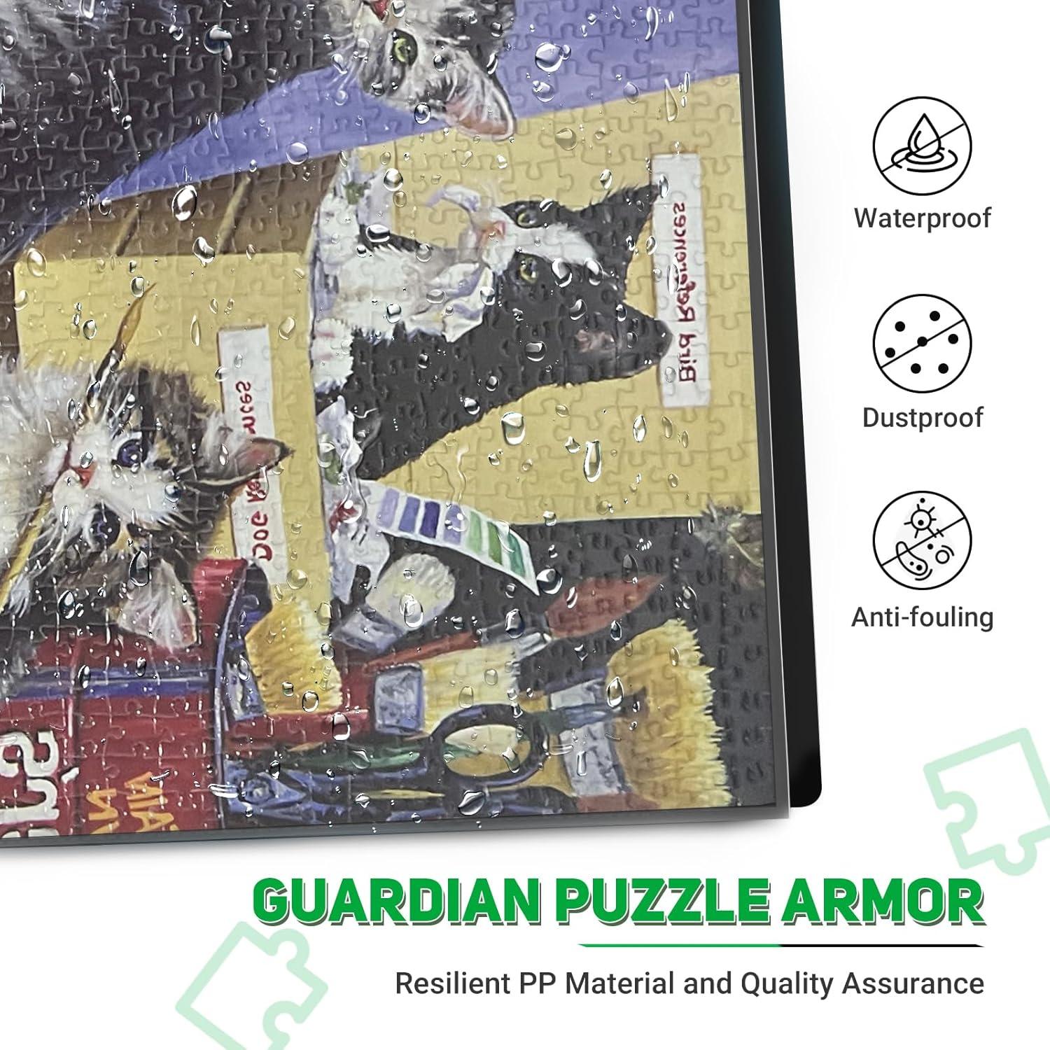 32 Hojas de Pegamento Nariolar para Rompecabezas 4x1000 Piezas