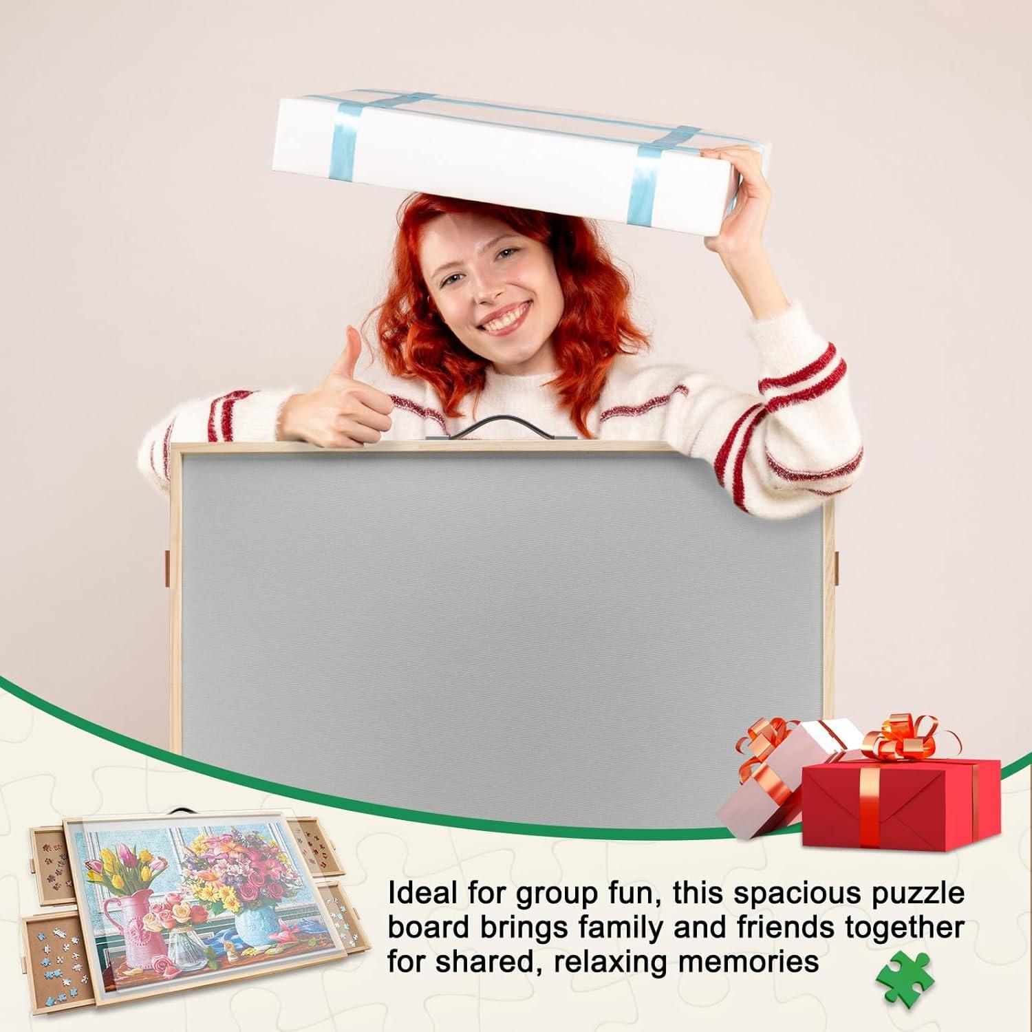 Tablero de Rompecabezas ALL4JIG 1000 Piezas Ajustable 76.5x57cm