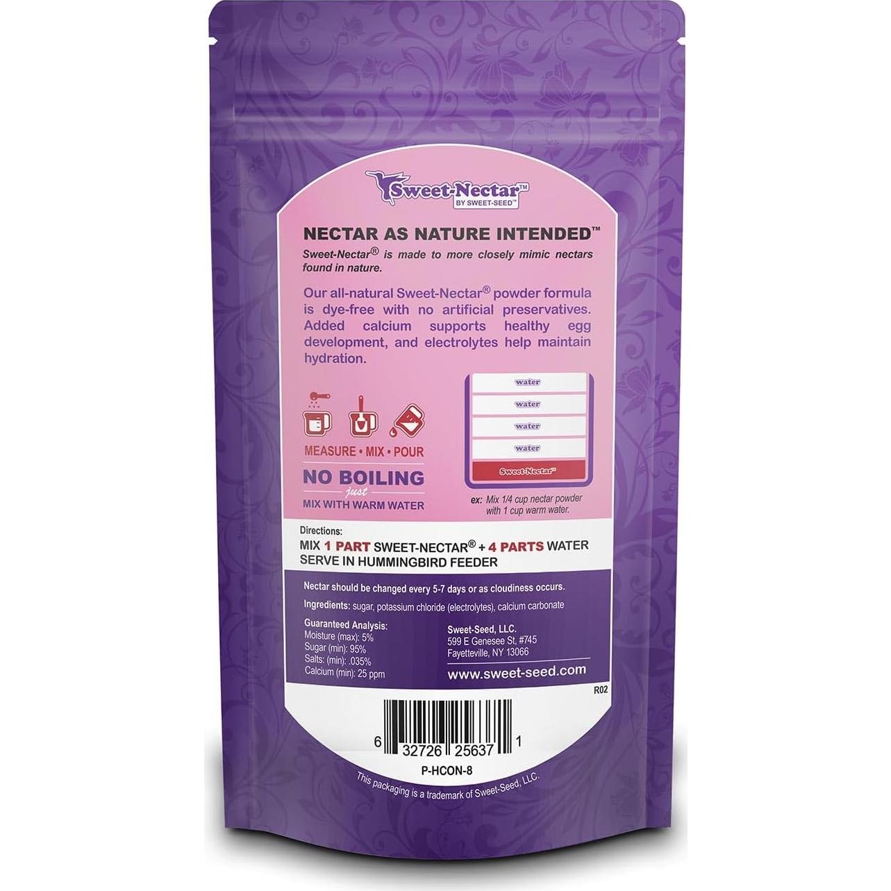 Néctar para Colibríes Sweet-Seed 240g Polvo Instantáneo