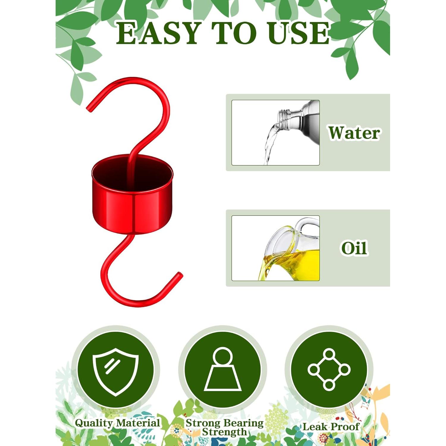 Trampa para Hormigas Therwen 6 Pcs para Comederos de Colibrí