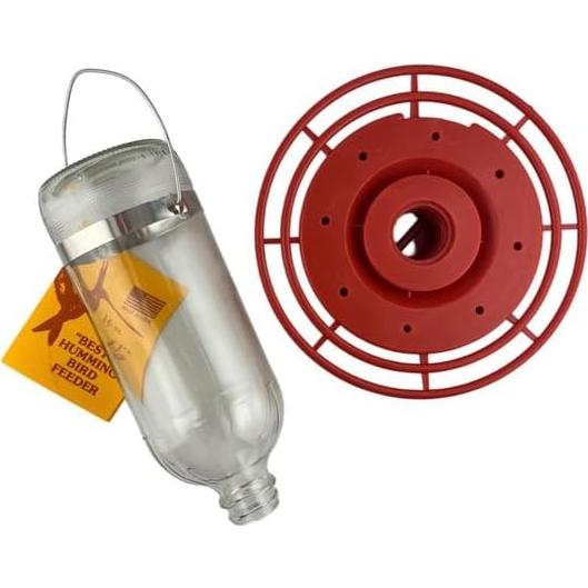 Alimentador de Colibríes Best-1 0.45L Vidrio Rojo 8 Puertos