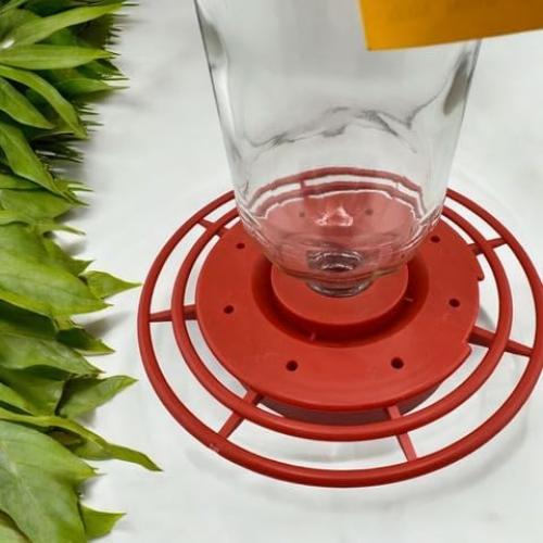 Alimentador de Colibríes Best-1 0.45L Vidrio Rojo 8 Puertos