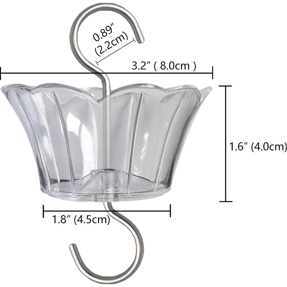 Moat para Alimentador de Colibrí HOLAHOMA 90ml 2 Piezas