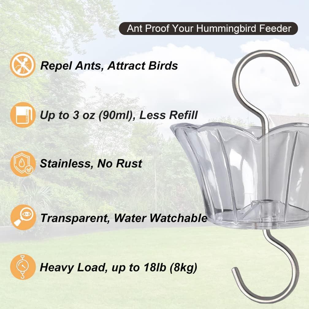 Moat para Alimentador de Colibrí HOLAHOMA 90ml 2 Piezas