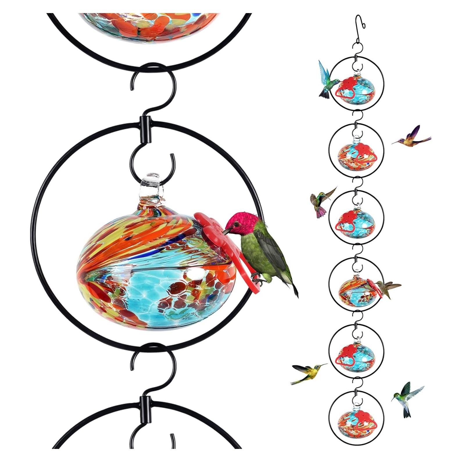 Alimentador de Colibríes HEADAK LIFE Circular 6 Puertos Azul