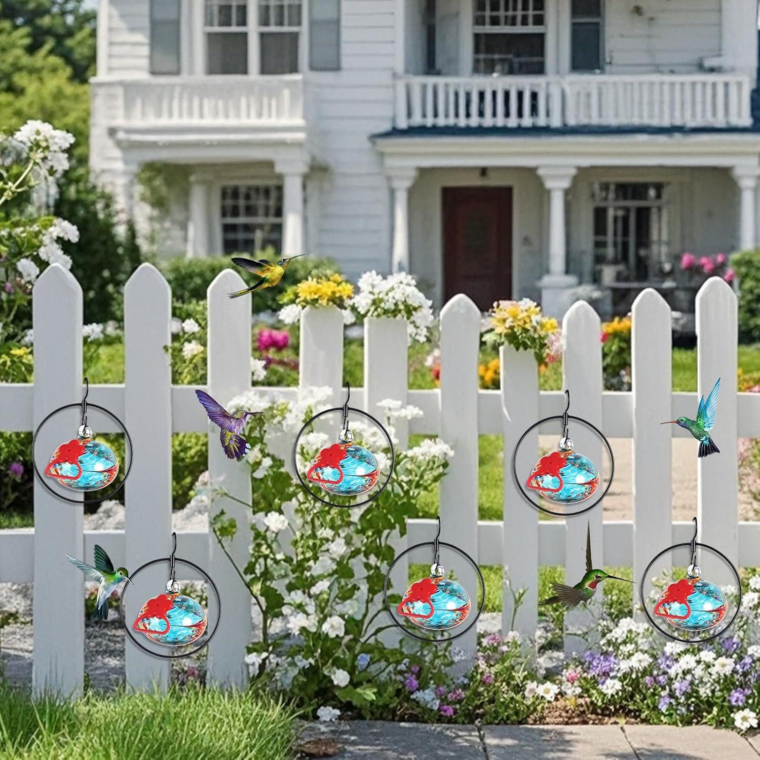 Alimentador de Colibríes HEADAK LIFE Circular 6 Puertos Azul