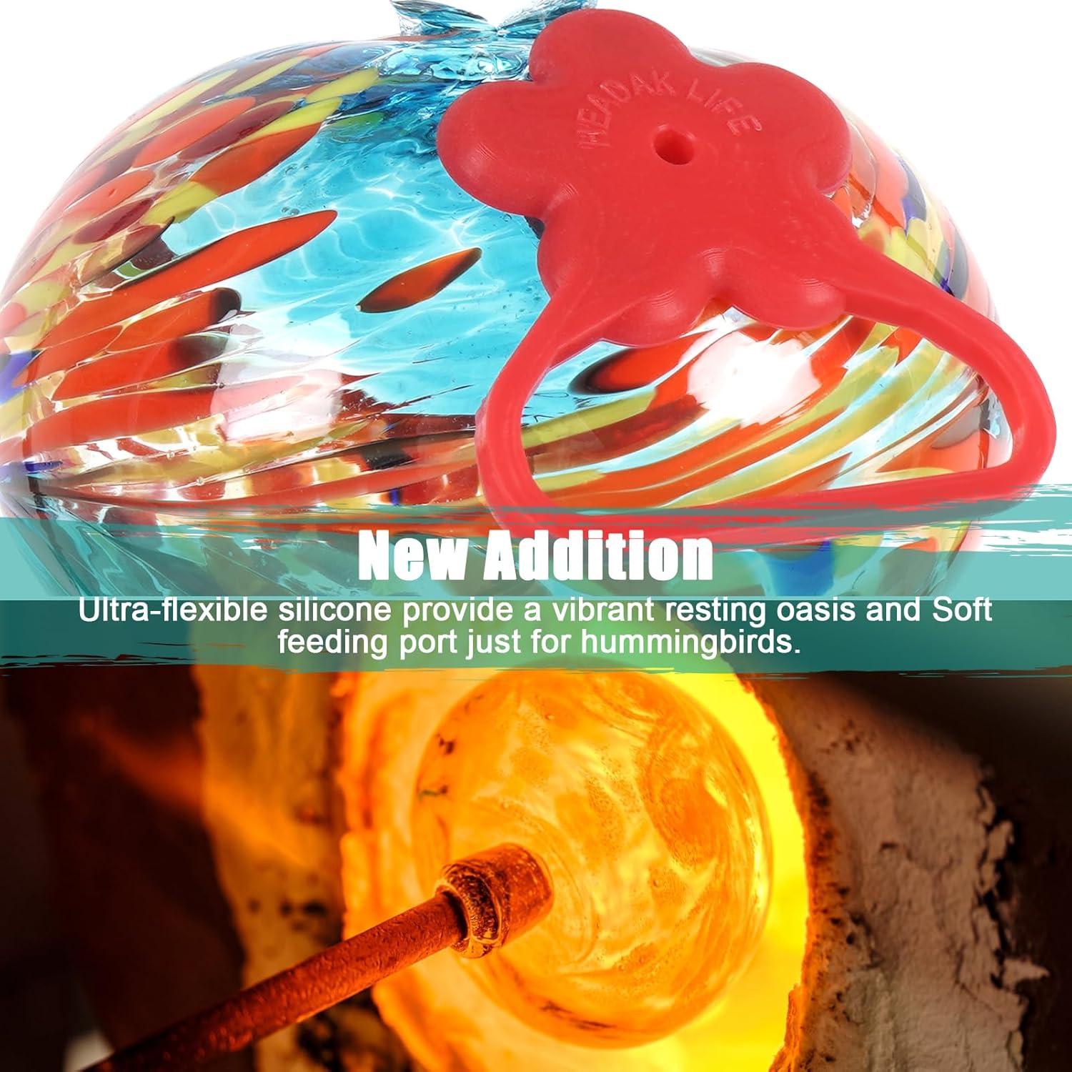 Alimentador de Colibríes HEADAK LIFE Circular 6 Puertos Azul